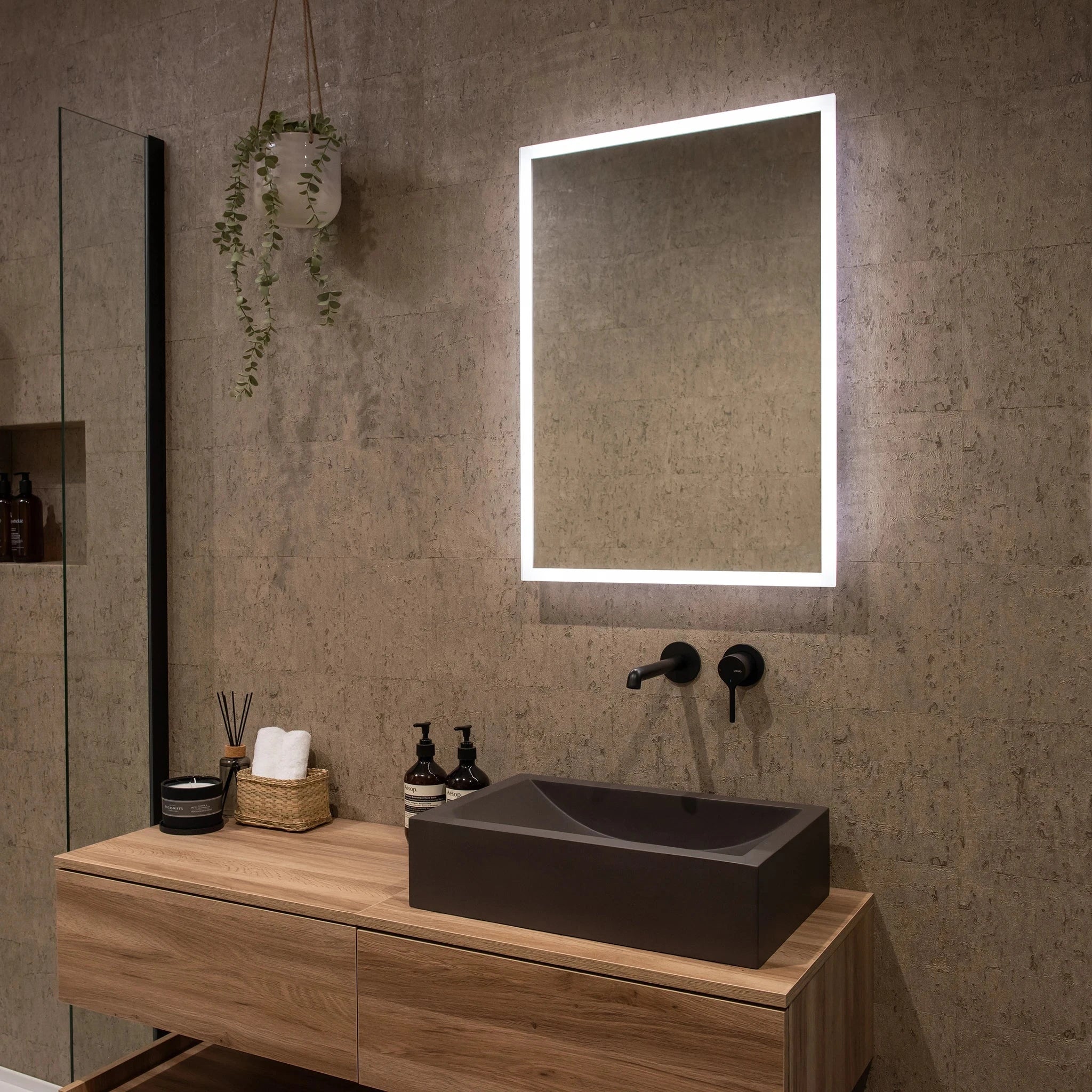 Clarity Oval LED Bathroom Mirror 500x800mm