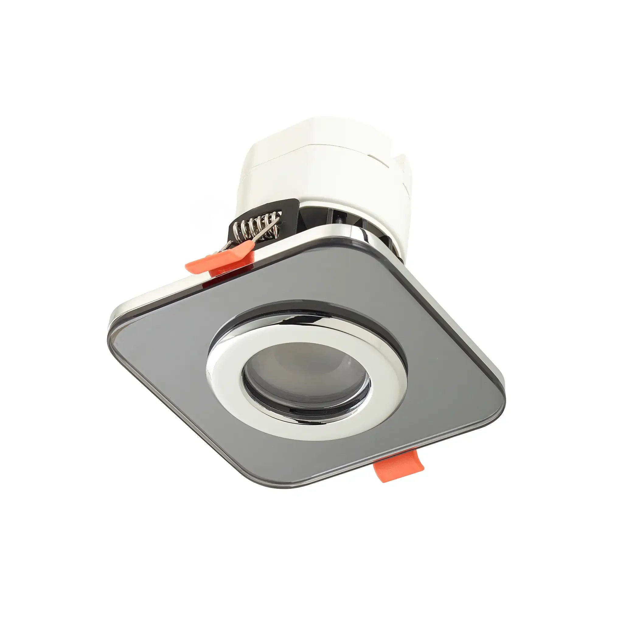 Asteria Glass Bezel IP65 Downlight #colour_smoked-glass