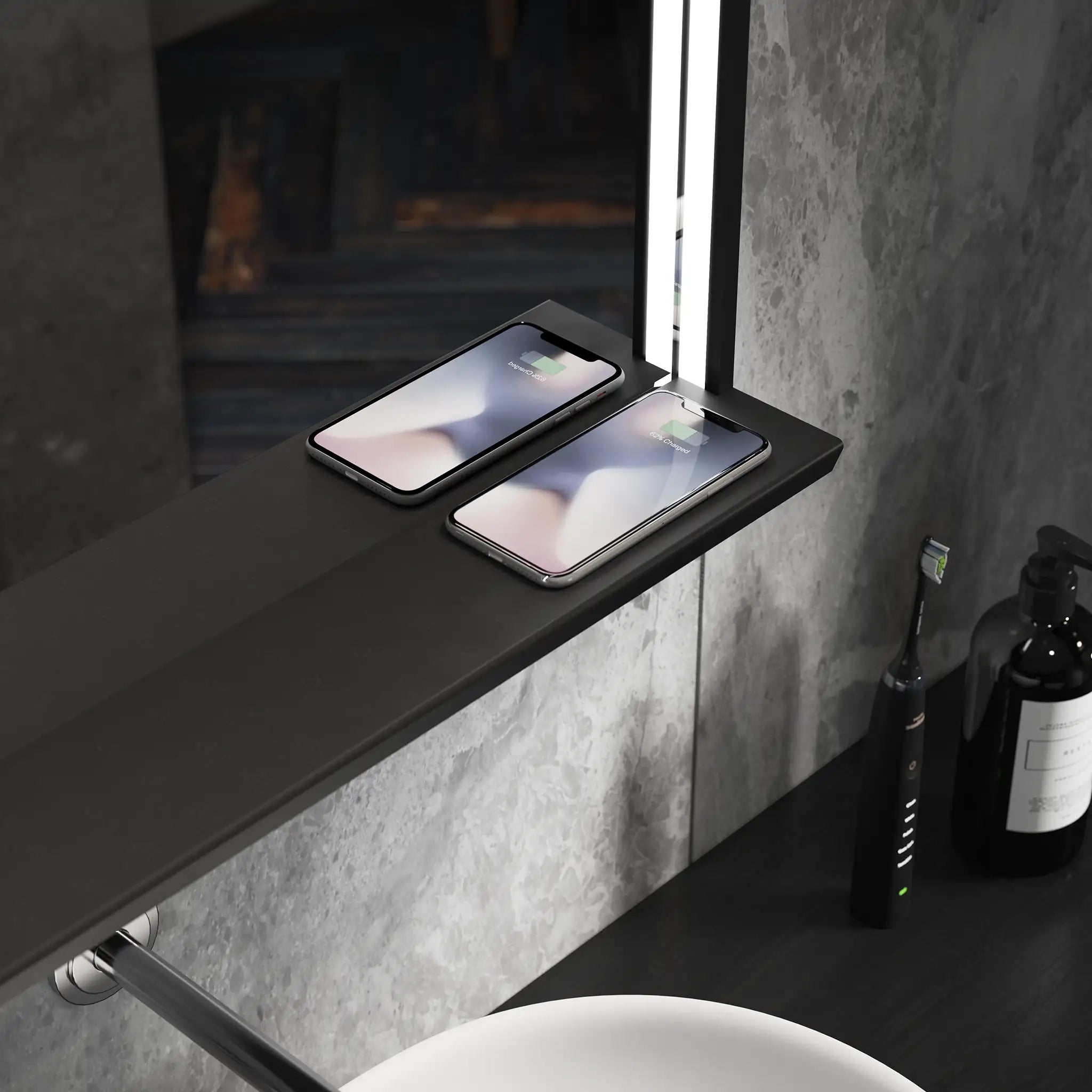Fusion Wireless Charging Mirror #size_800mm-x-600mm