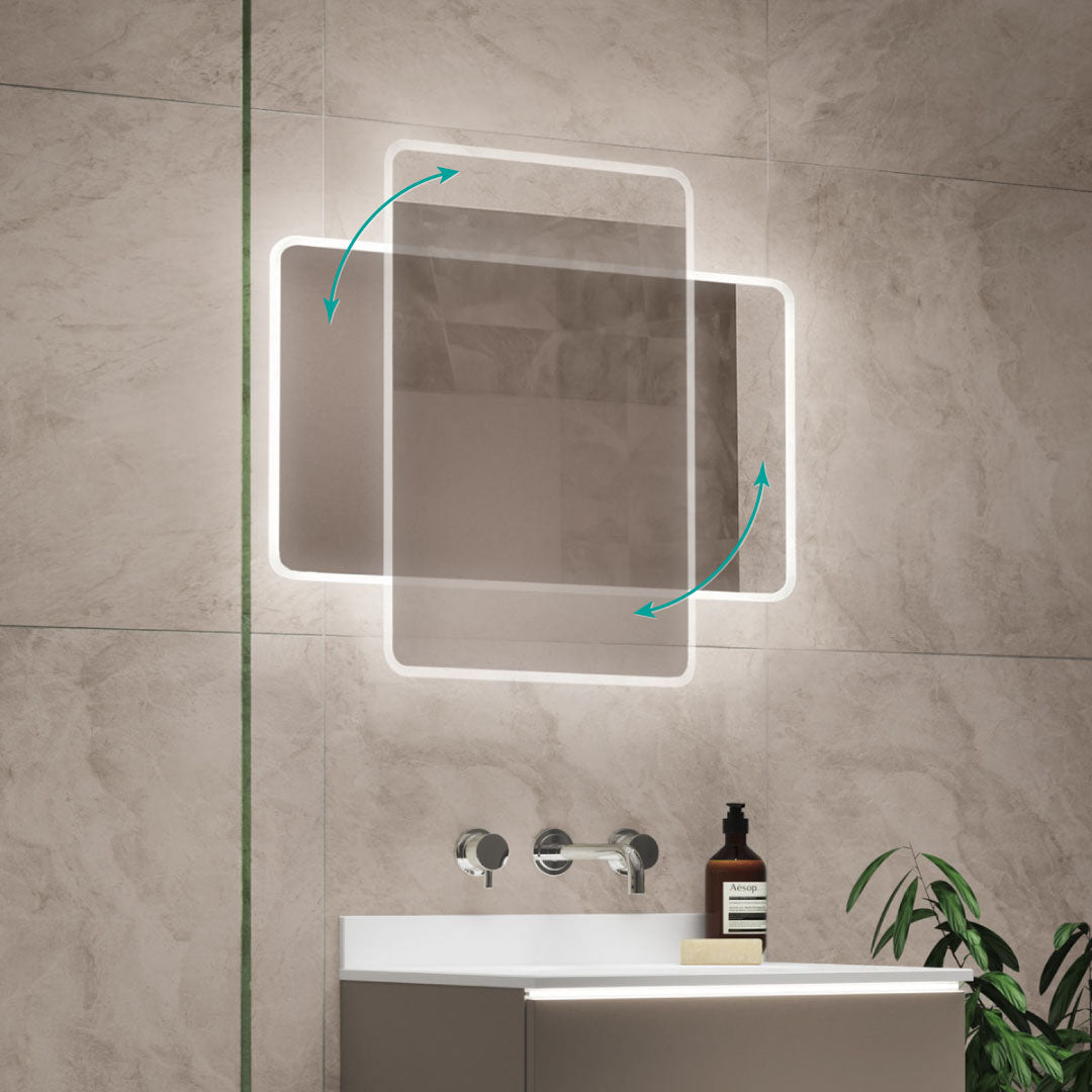Globe LED Bathroom Mirror #size_390mm-x-500mm