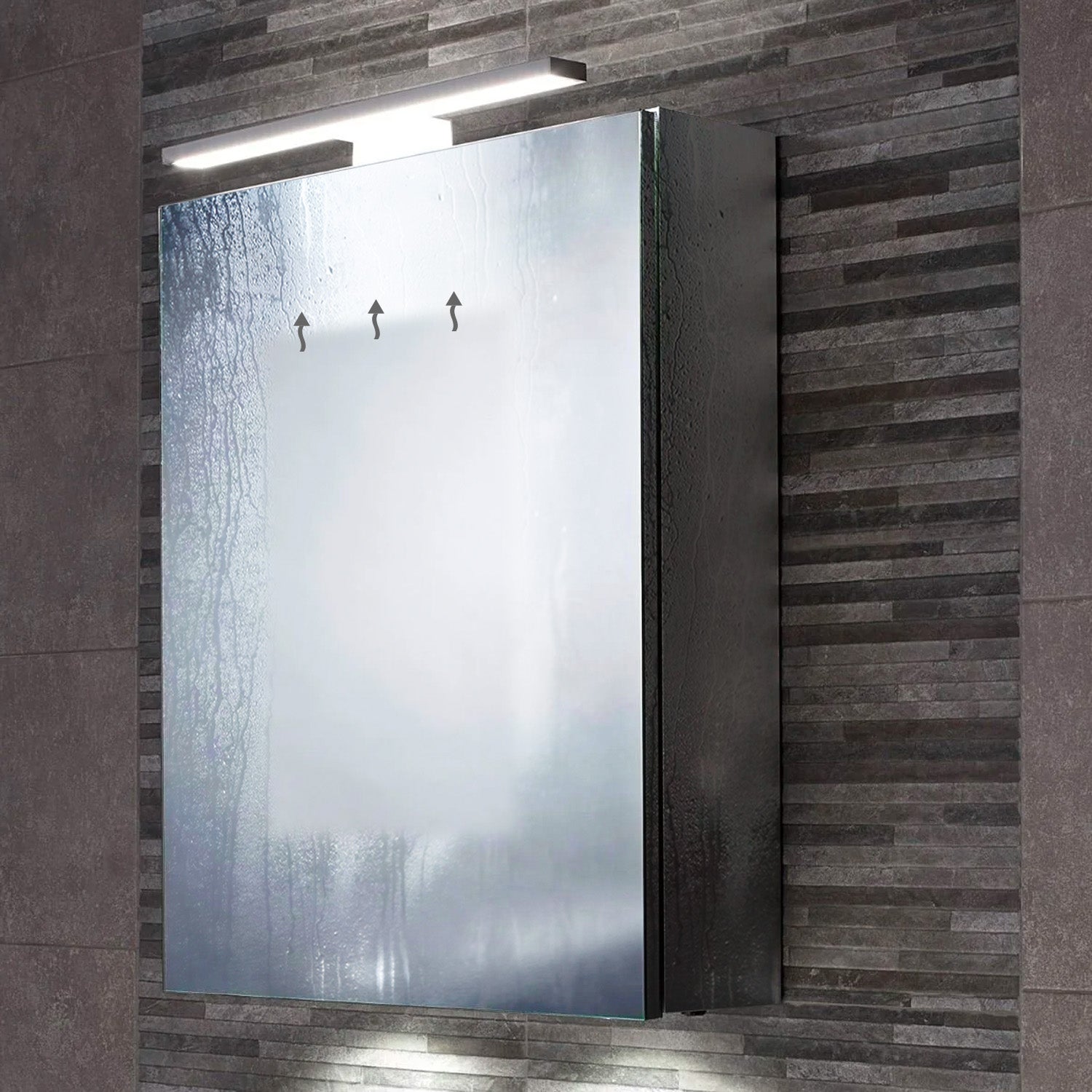 Hadley 500x600mm LED Bathroom Mirror Cabinet