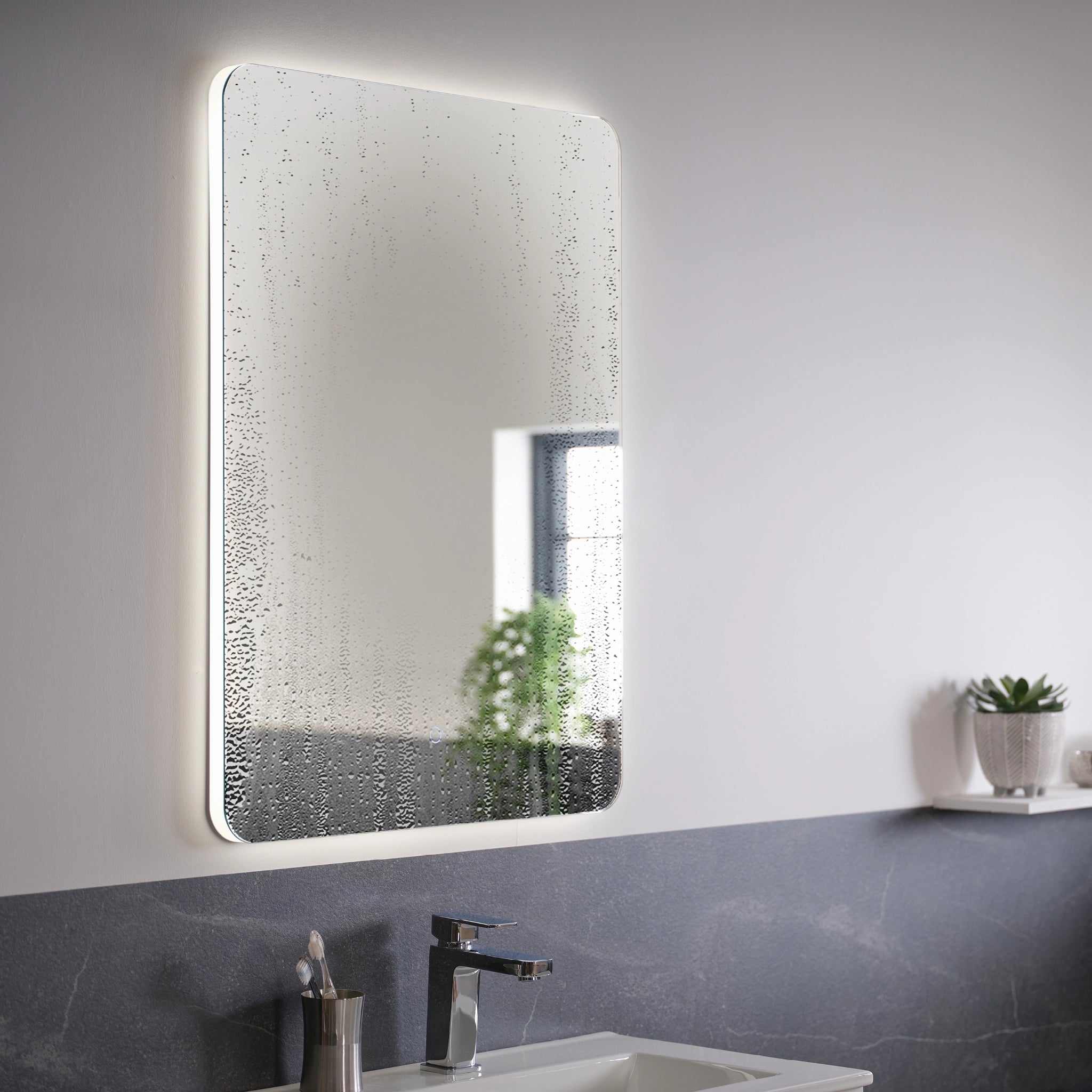 Halo Portrait LED Bathroom Mirror #size_600mm-x-800mm