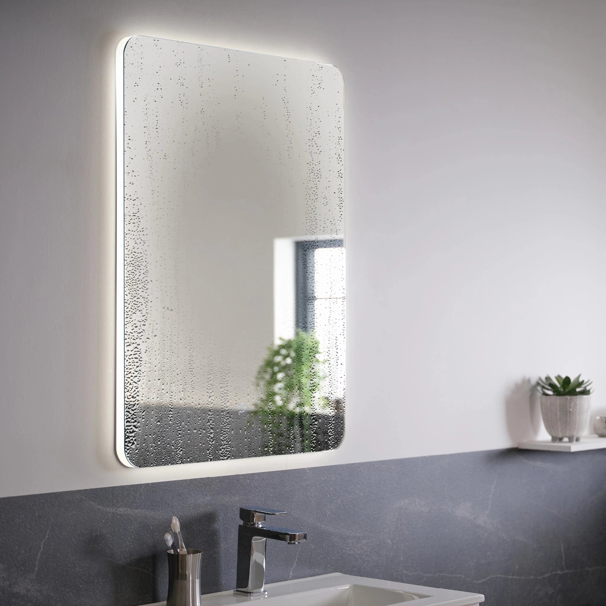 Halo Portrait LED Bathroom Mirror #size_600mm-x-800mm