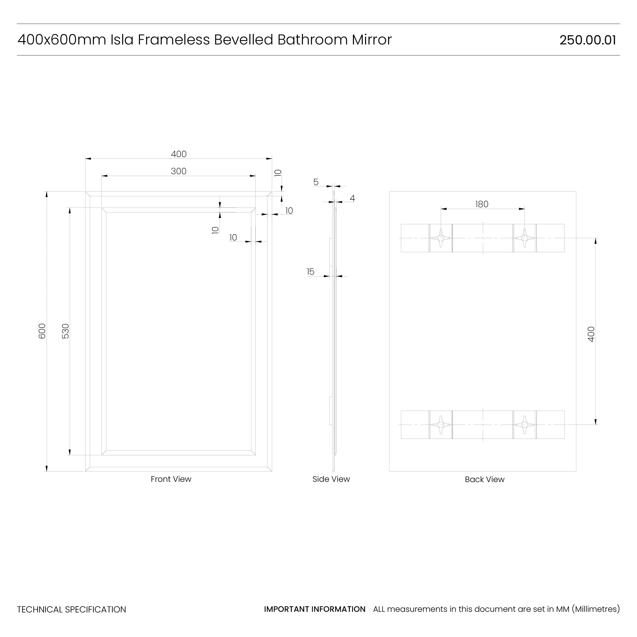 Isla Dual Bevelled Mirror #size_400mm-x-600mm