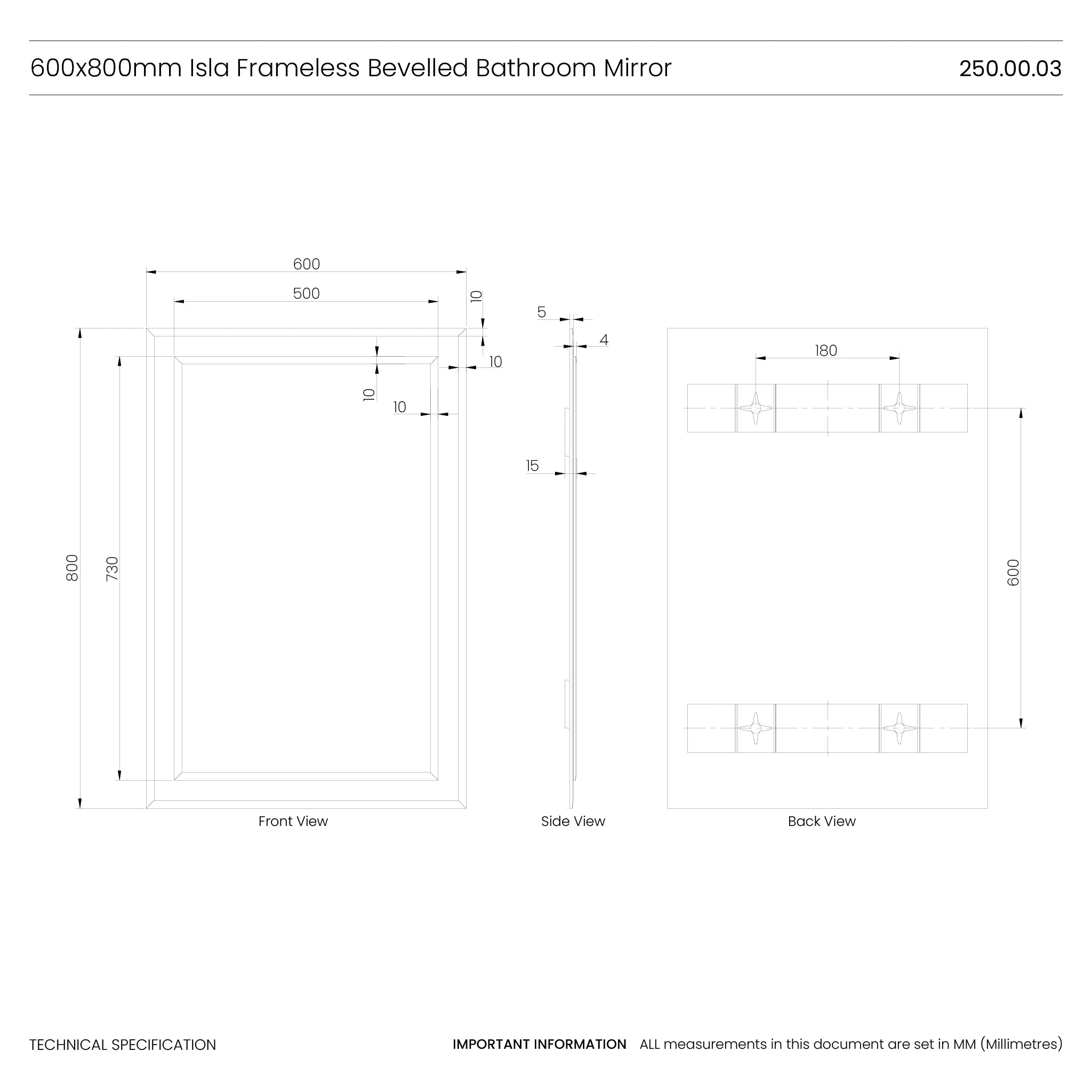 Isla Dual Bevelled Mirror #size_600mm-x-800mm