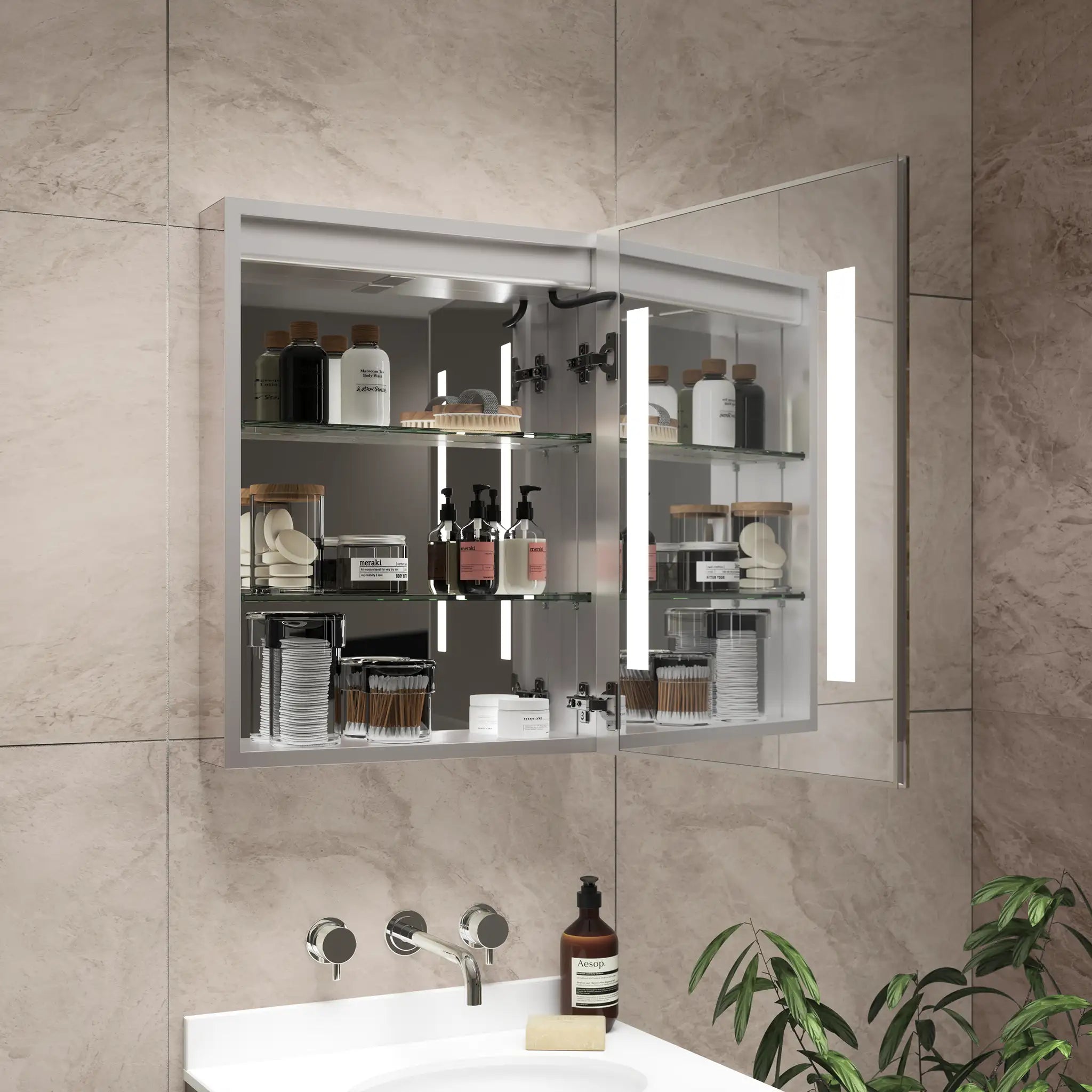 Linden Touch 500x650mm LED Bathroom Cabinet
