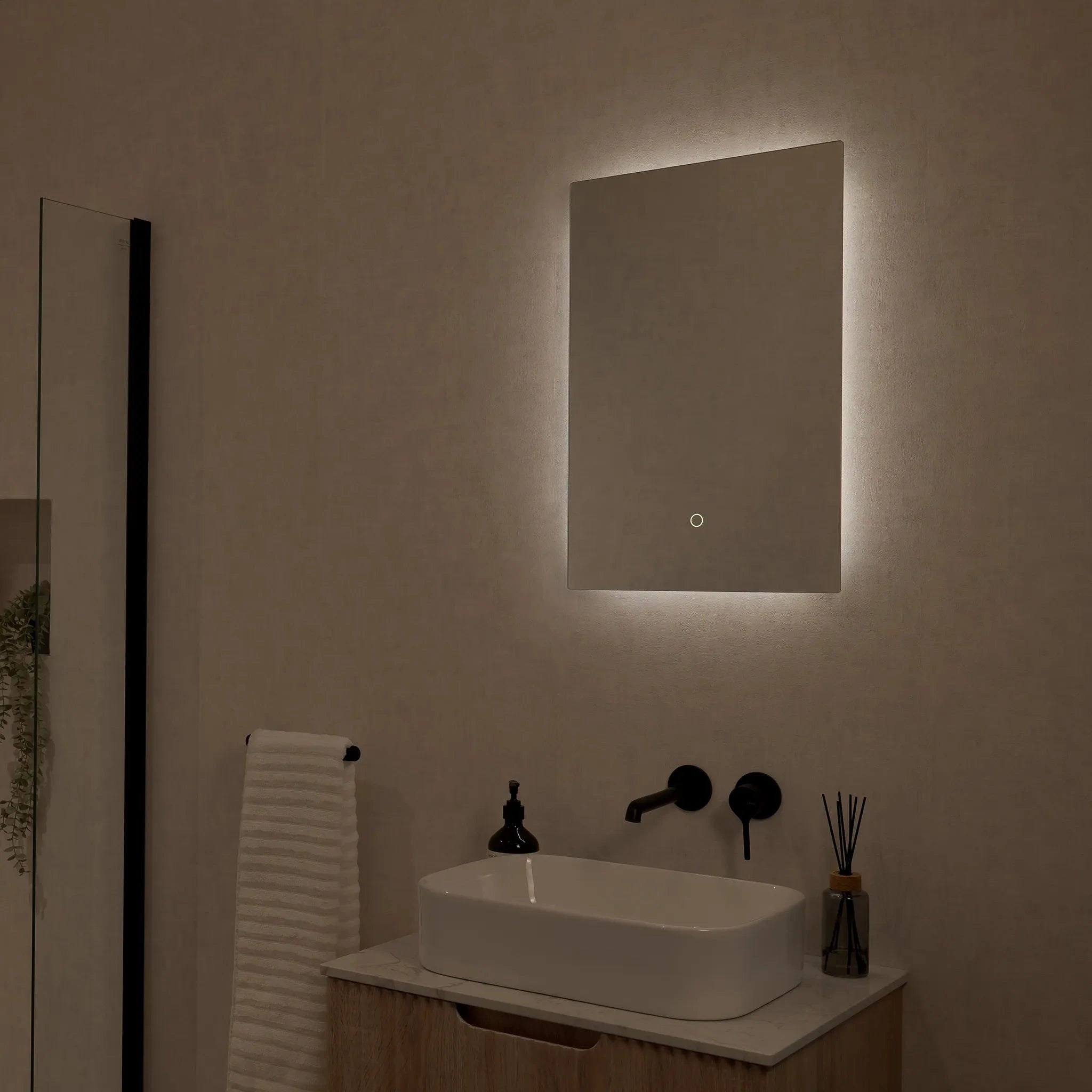 Savannah Backlit LED Bathroom Mirror #size_400mm-x-600mm