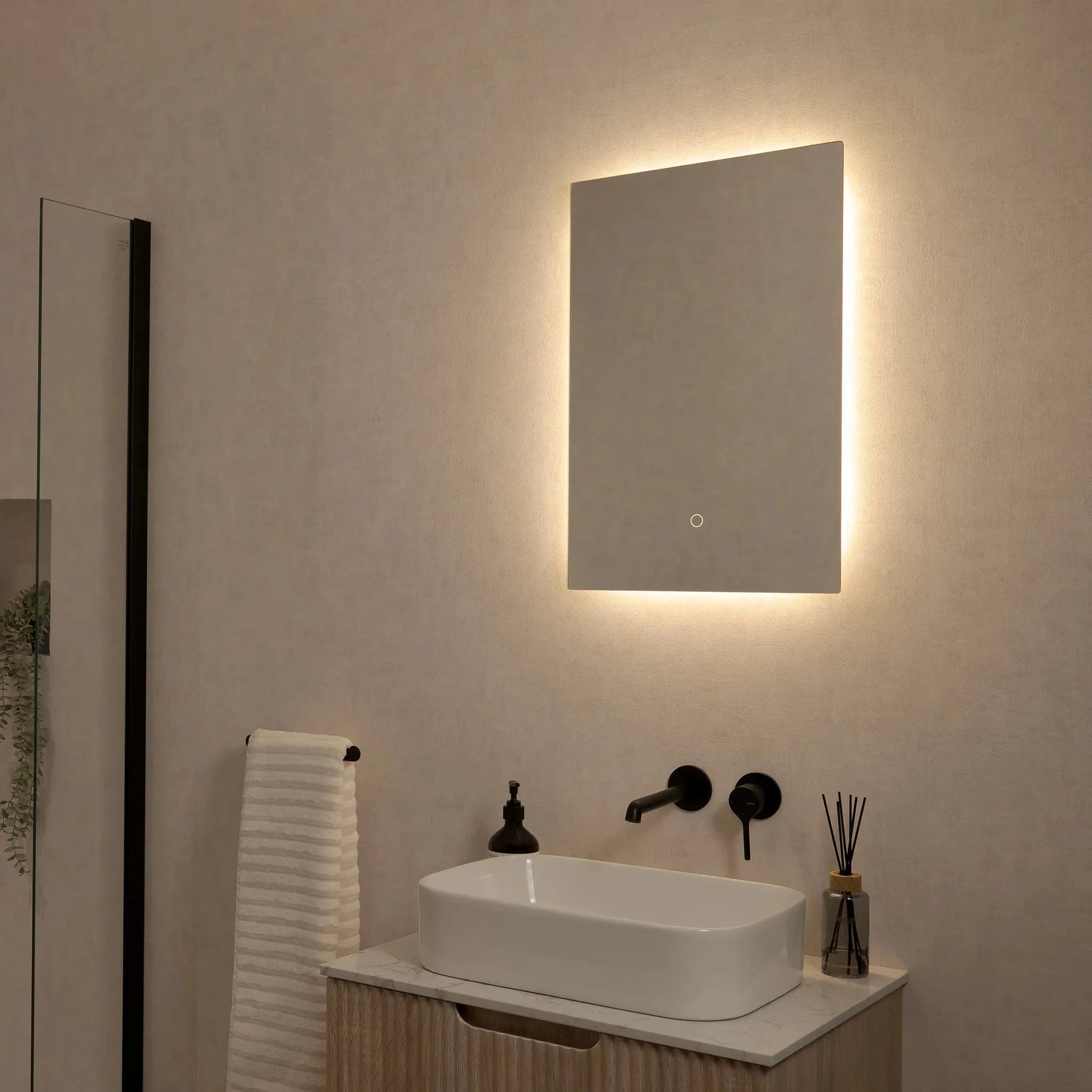 Savannah Backlit LED Bathroom Mirror #size_400mm-x-600mm