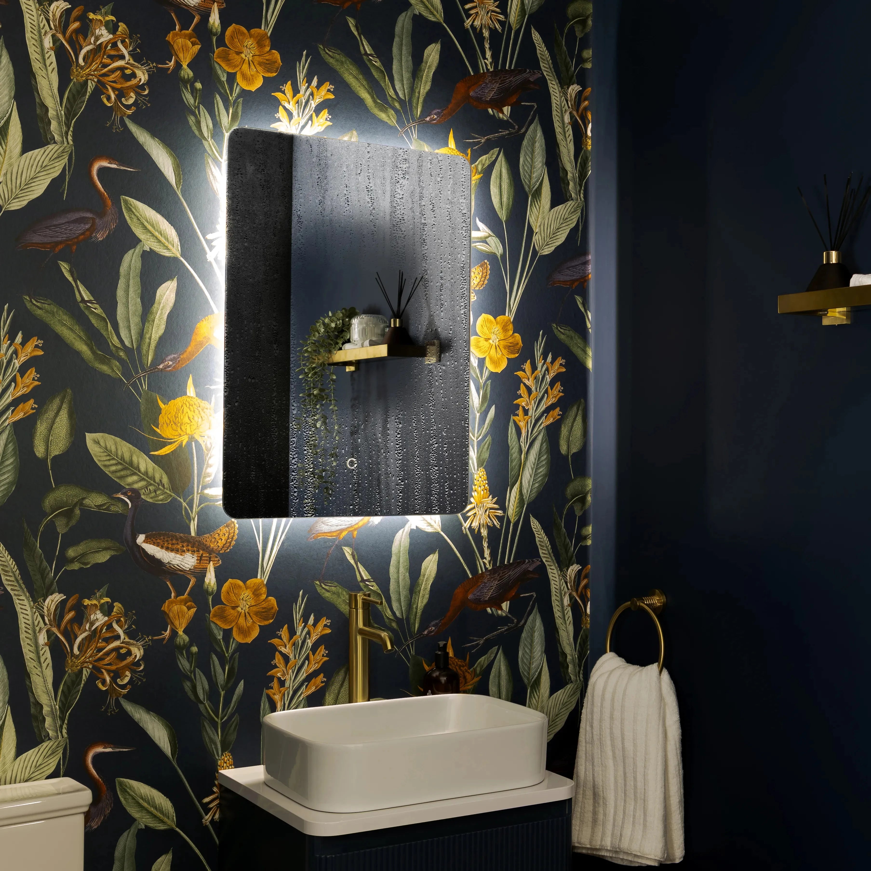 Savannah Curve Backlit LED Bathroom Mirror #size_500mm-x-700mm
