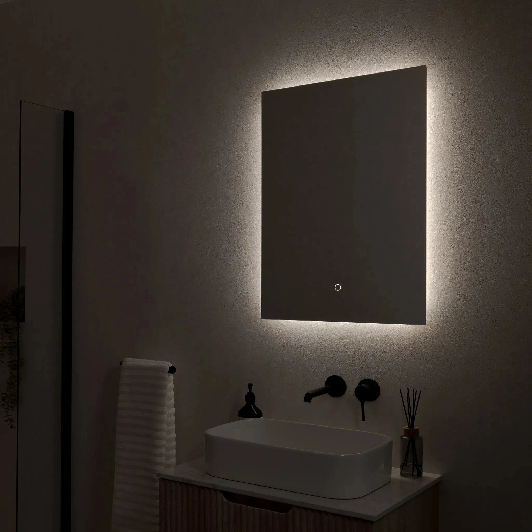 Savannah Backlit LED Bathroom Mirror #size_500mm-x-700mm