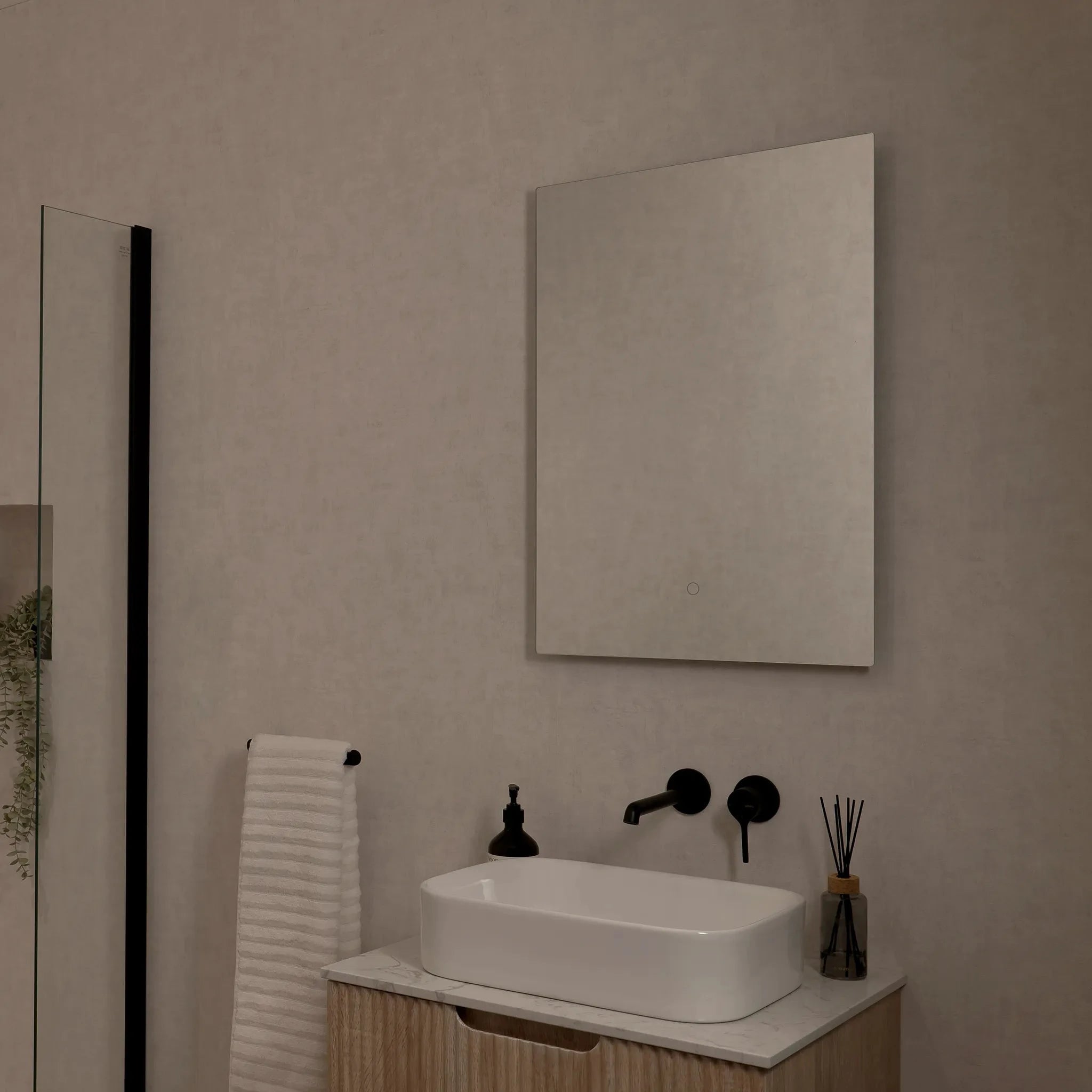 Savannah Backlit LED Bathroom Mirror #size_500mm-x-700mm