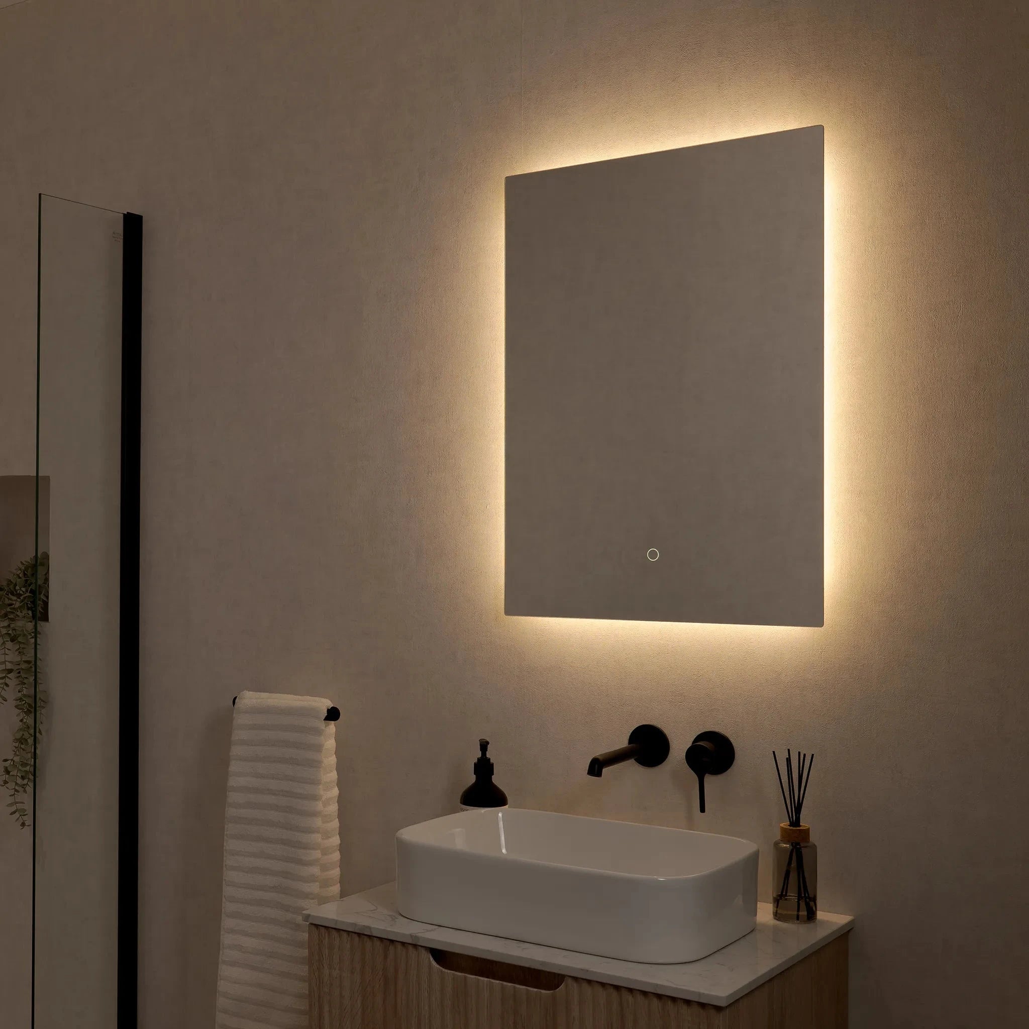 Savannah Backlit LED Bathroom Mirror #size_500mm-x-700mm