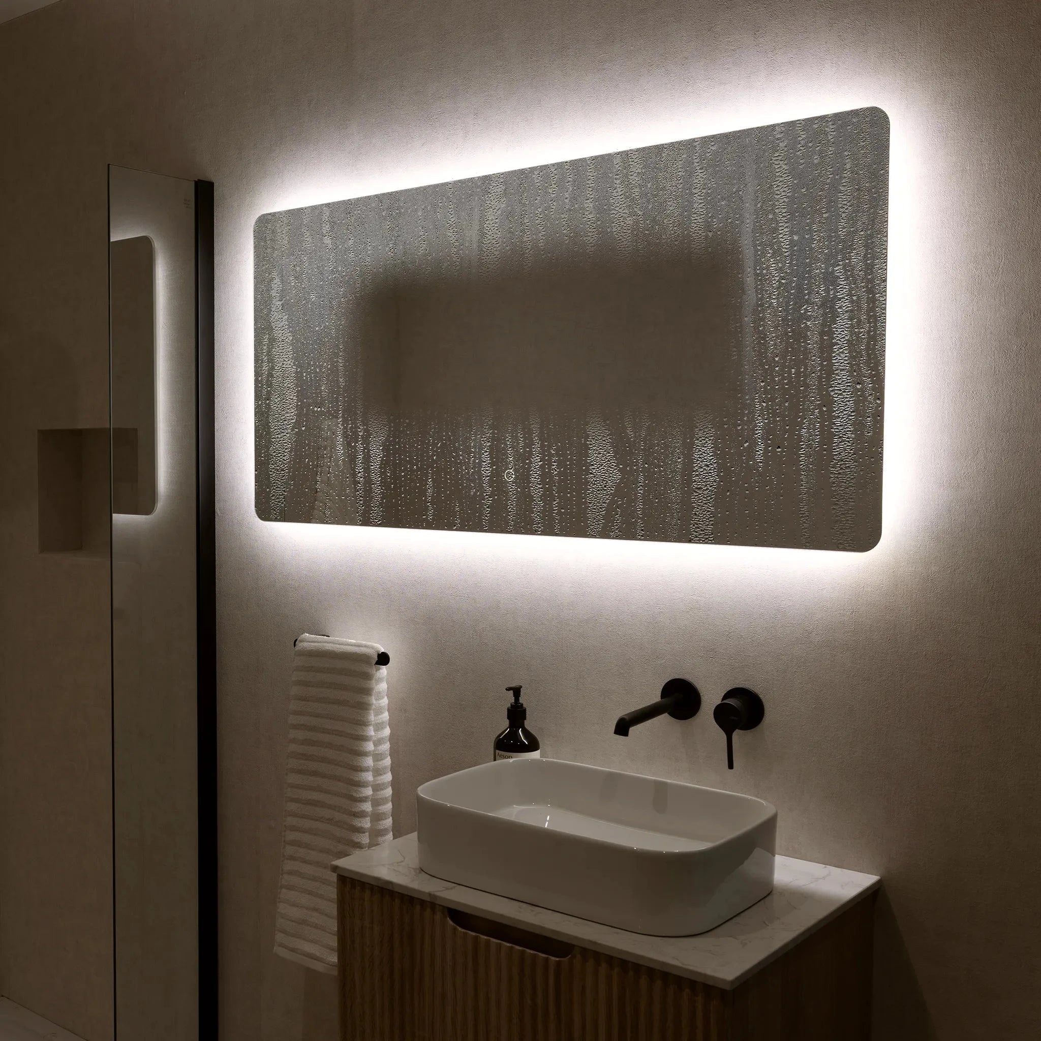 Savannah Curve Backlit LED Bathroom Mirror #size_1200mm-x-600mm
