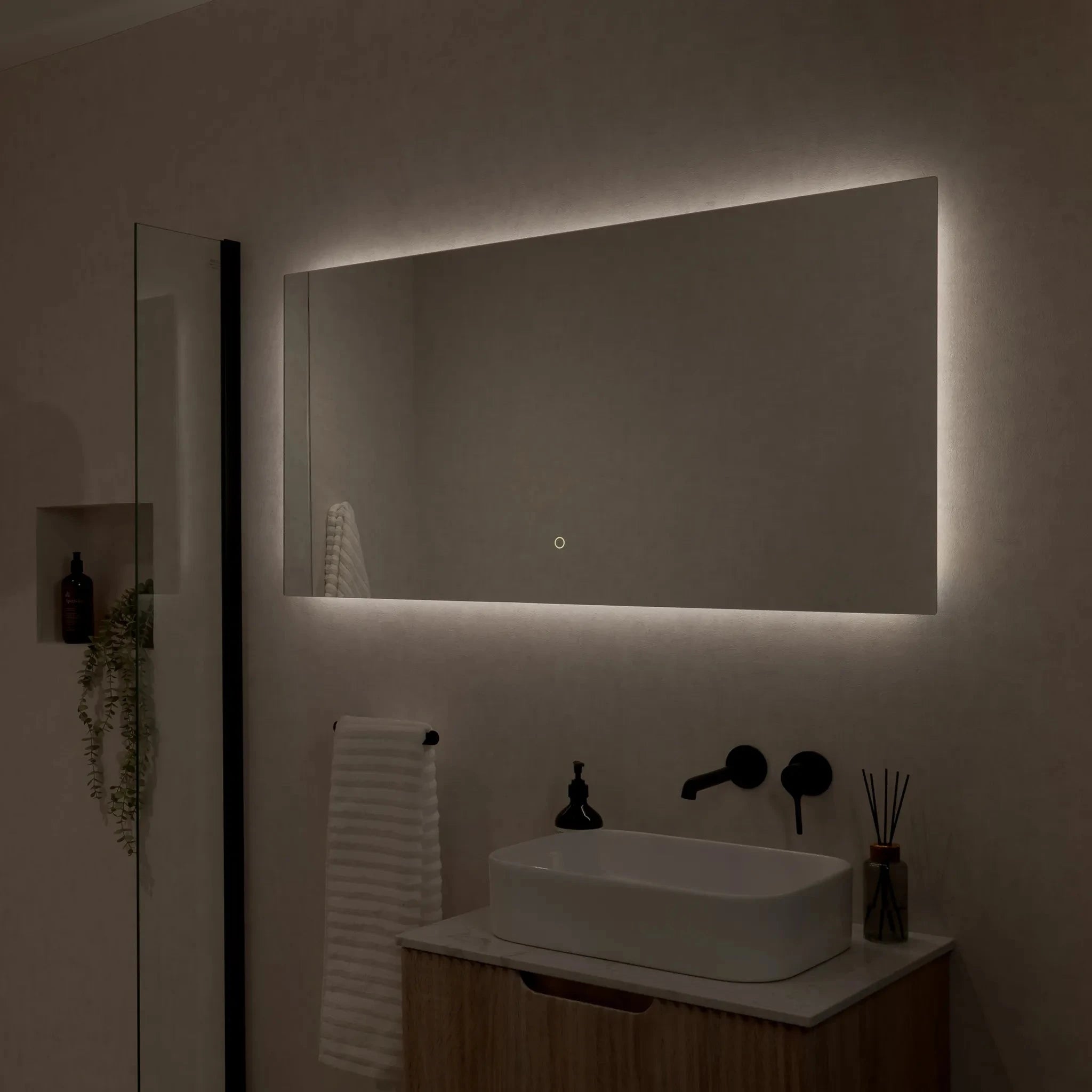 Savannah Backlit LED Bathroom Mirror #size_1200mm-x-600mm
