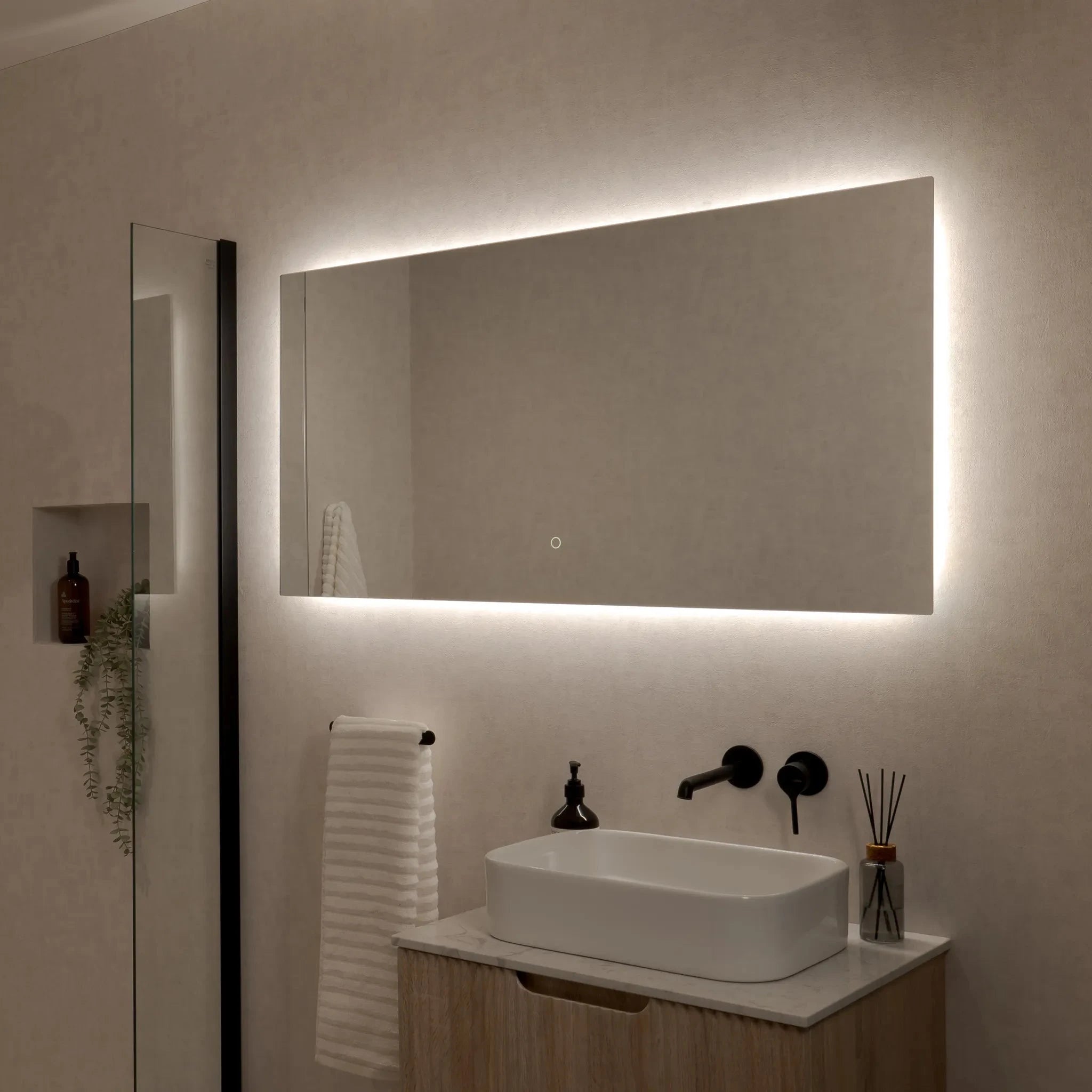 Savannah Backlit LED Bathroom Mirror #size_1200mm-x-600mm