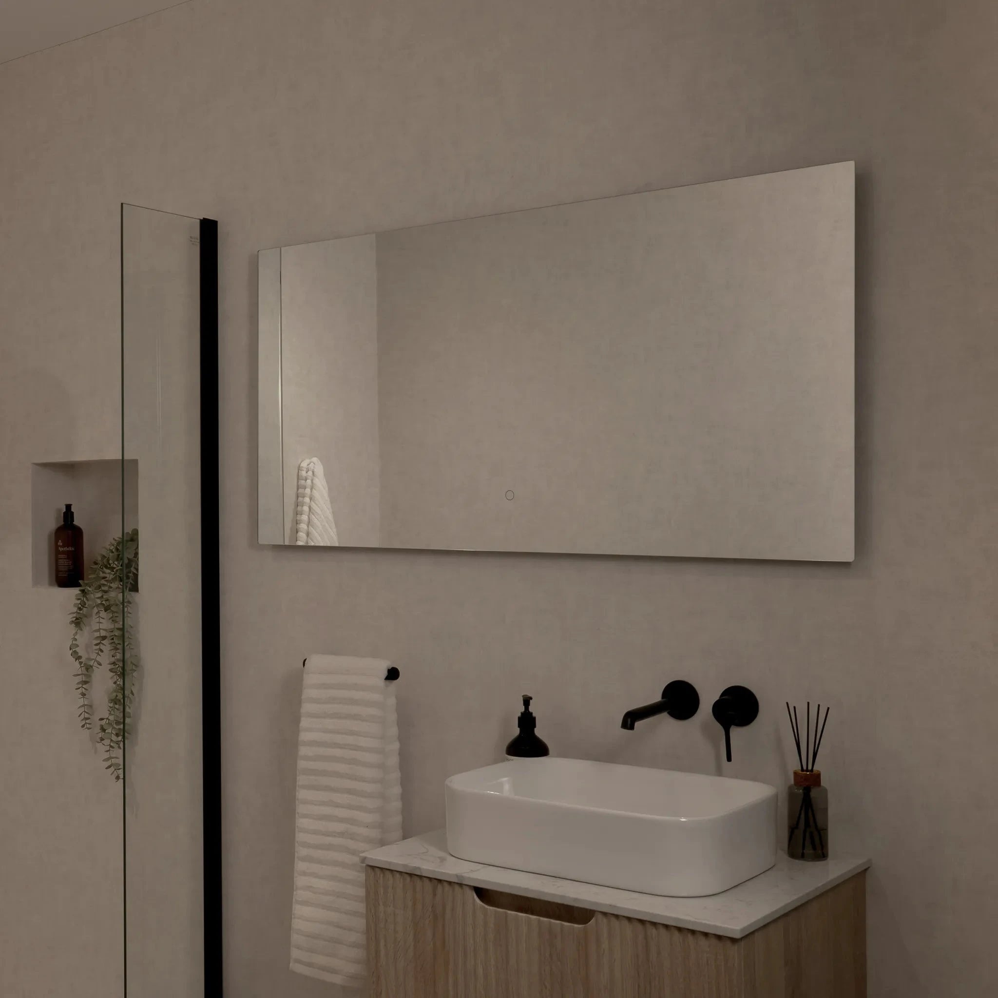 Savannah Backlit LED Bathroom Mirror #size_1200mm-x-600mm