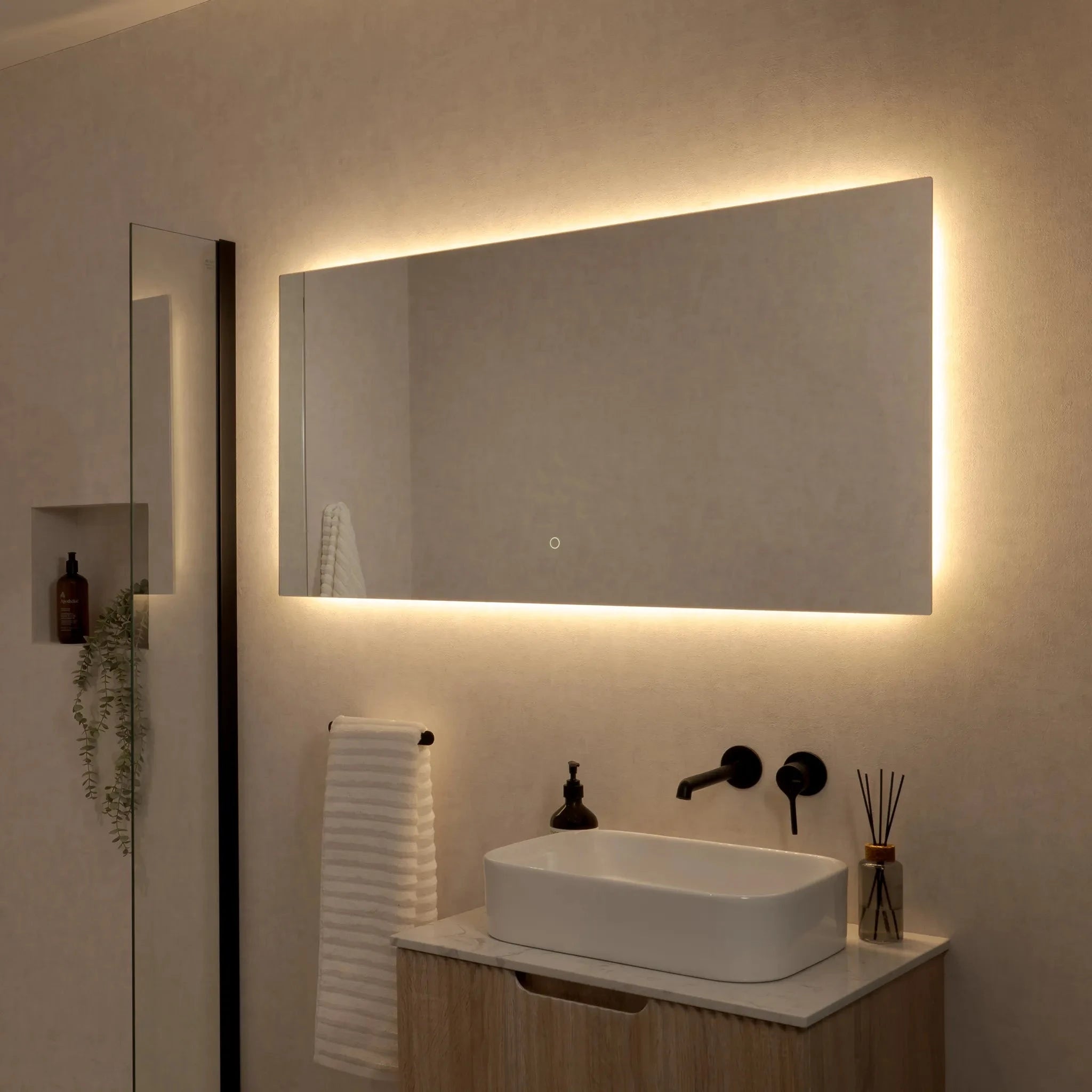 Savannah Backlit LED Bathroom Mirror #size_1200mm-x-600mm