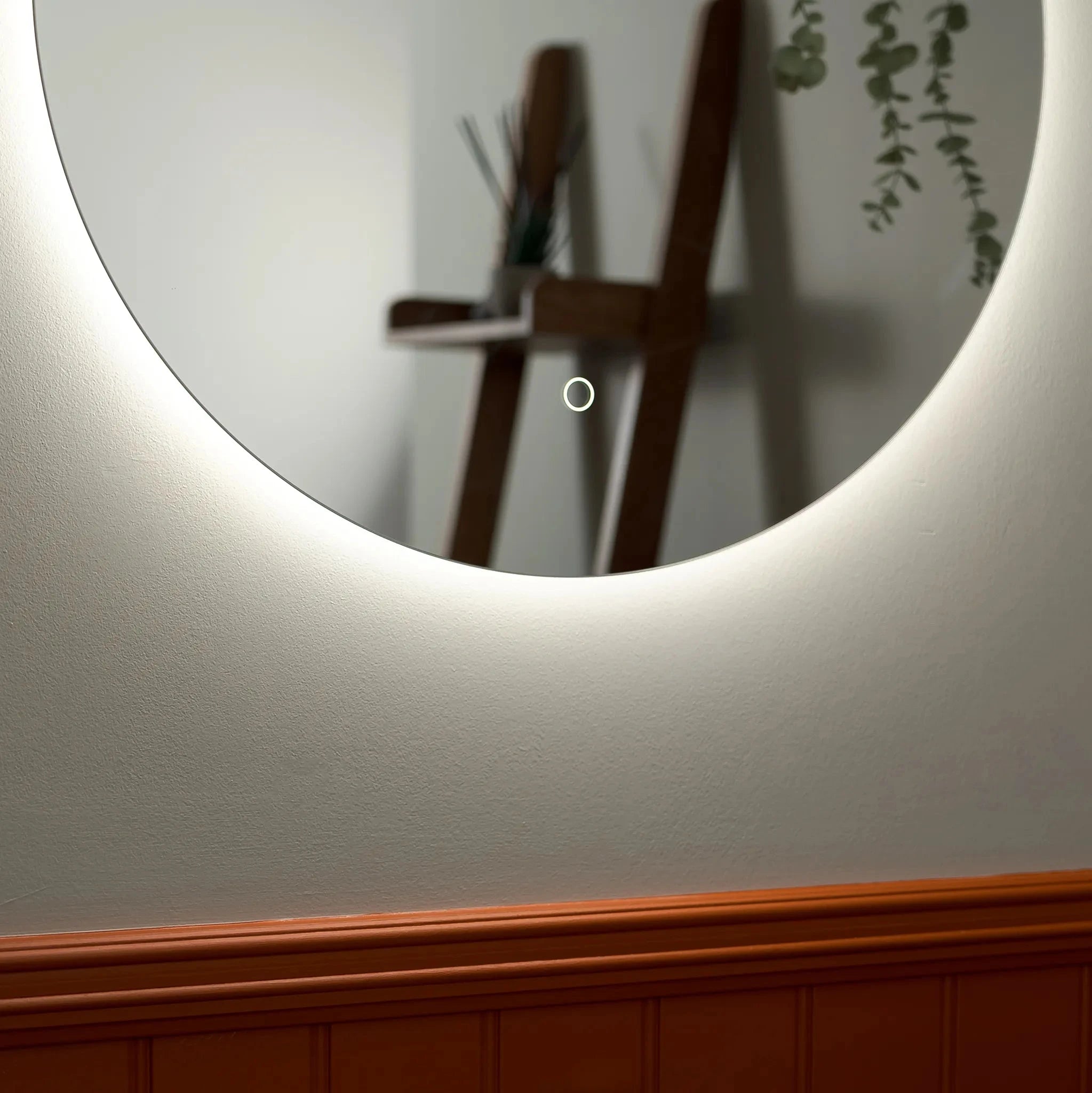 Savannah Round Backlit LED Bathroom Mirror