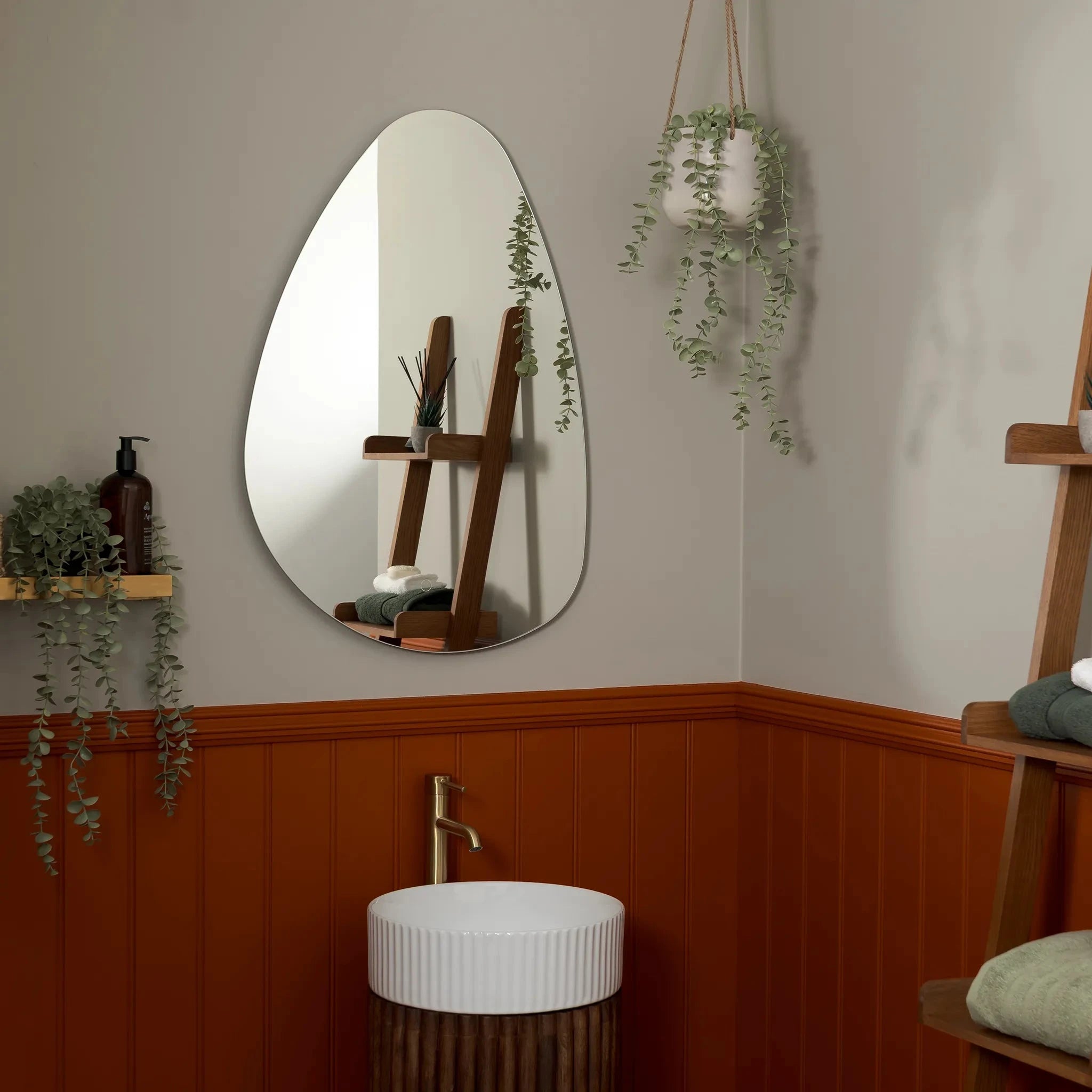 Savannah Pebble Backlit LED Bathroom Mirror