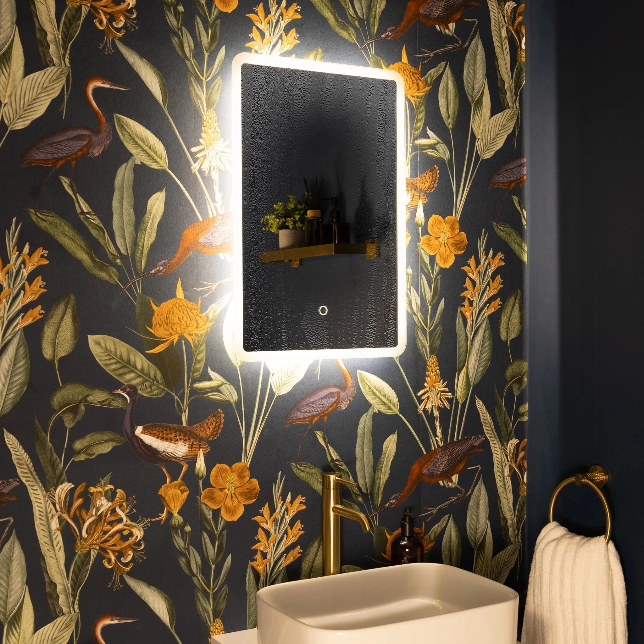 Glendale Curve LED Bathroom Mirror #size_400mm-x-600mm