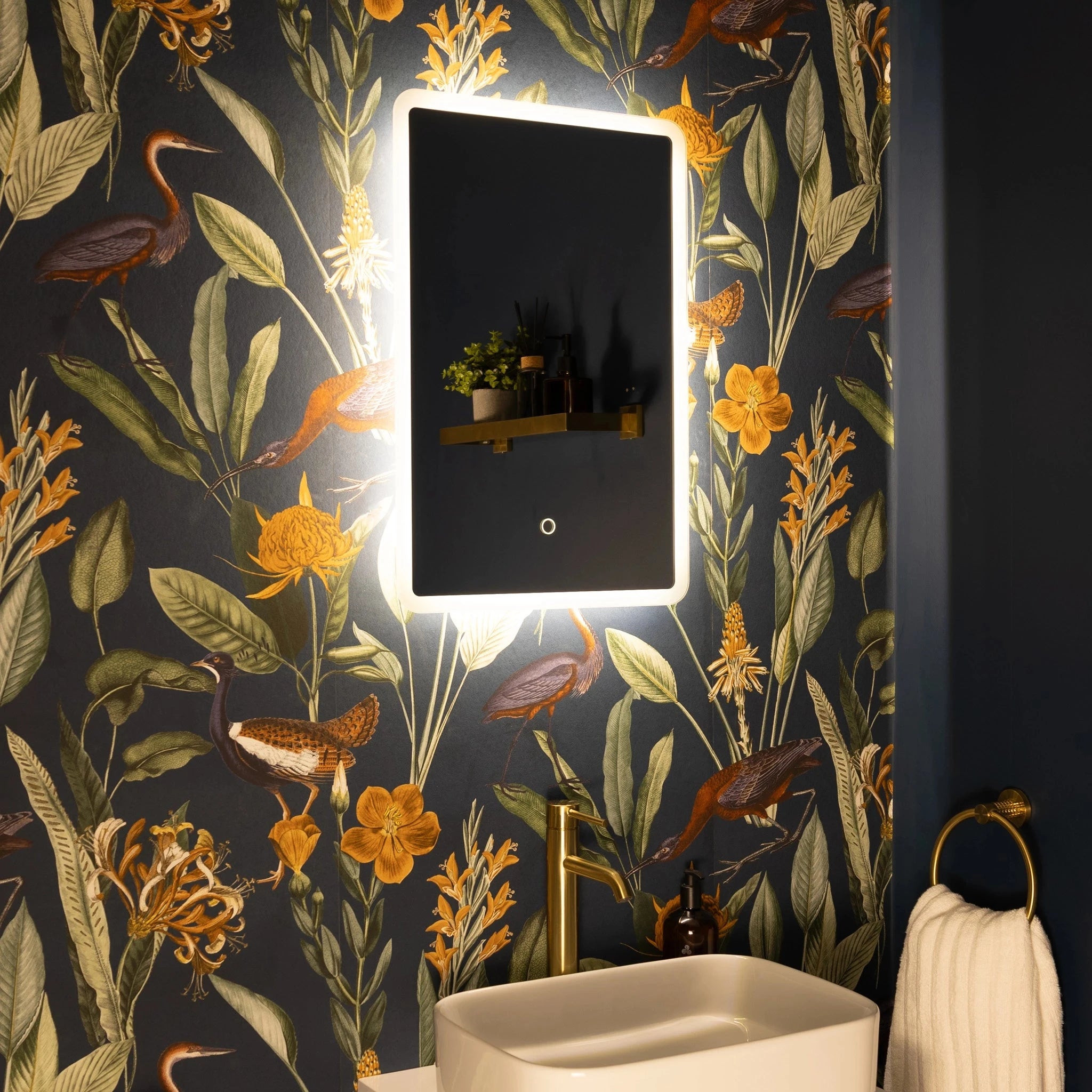 Glendale Curve LED Bathroom Mirror #size_400mm-x-600mm