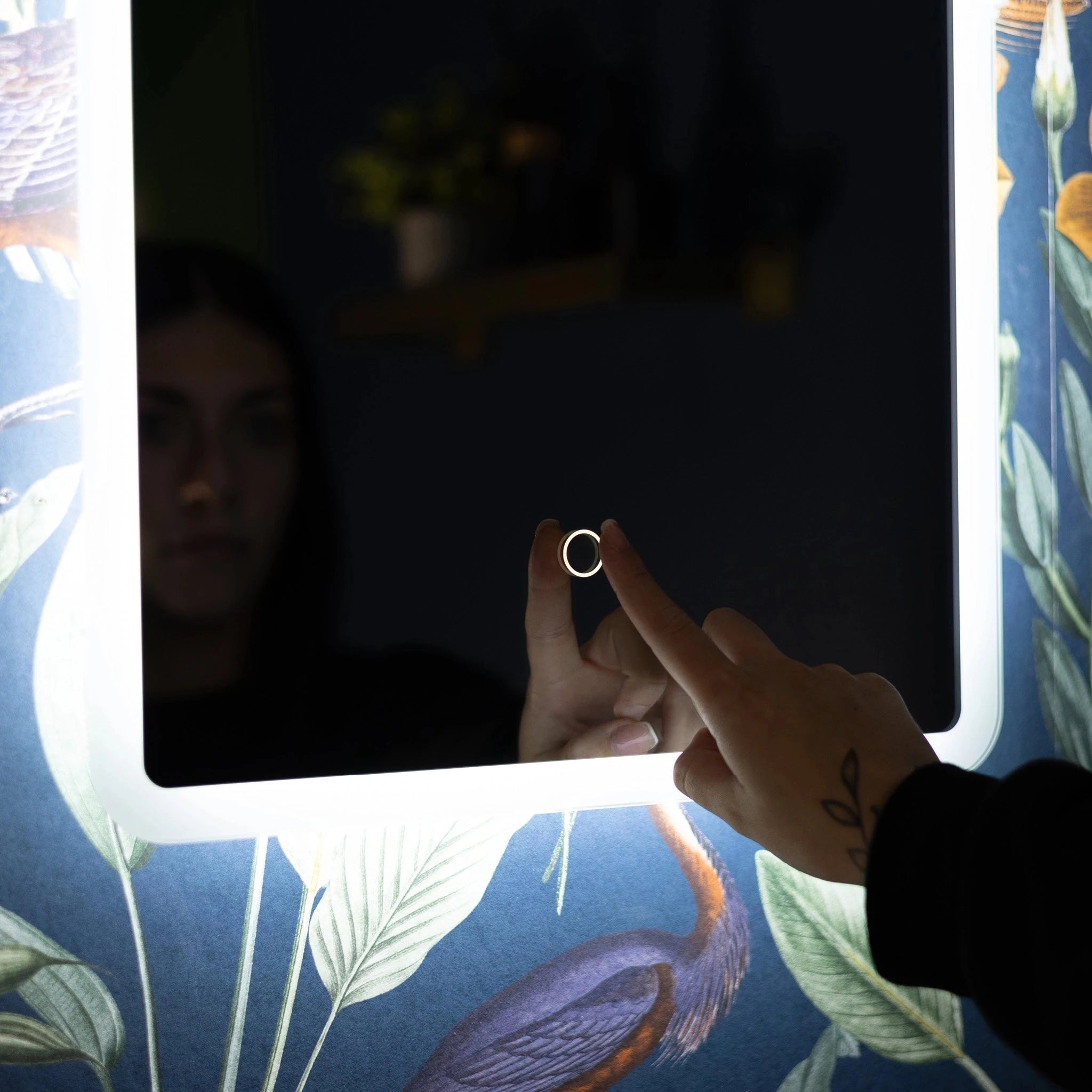 Glendale Curve LED Bathroom Mirror #size_400mm-x-600mm