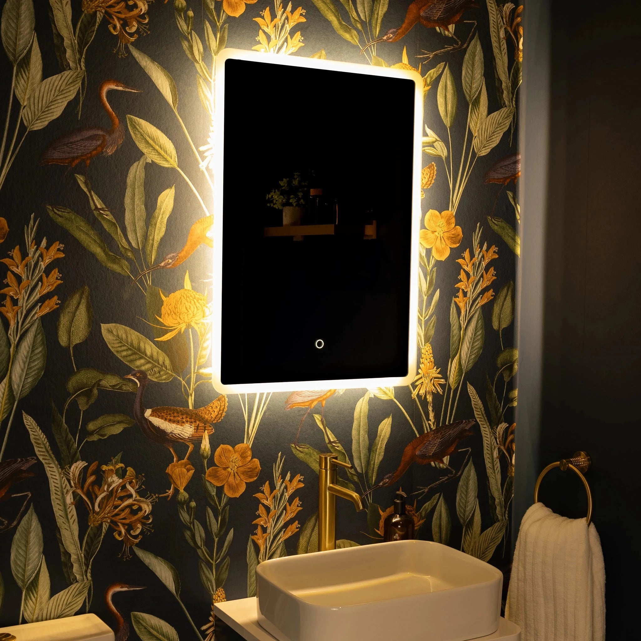 Glendale Curve LED Bathroom Mirror #size_500mm-x-700mm
