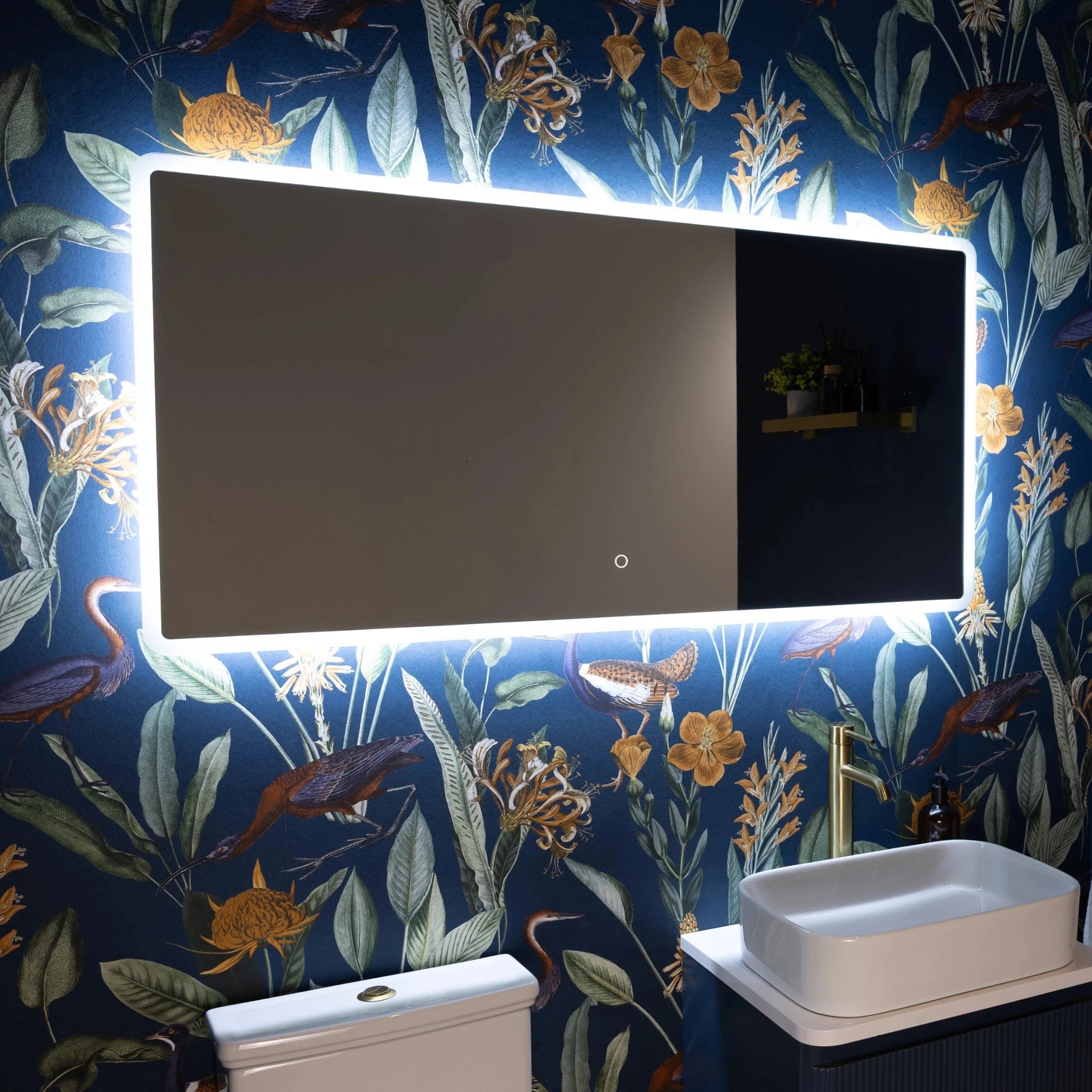 Glendale Curve LED Bathroom Mirror #size_1200mm-x-600mm