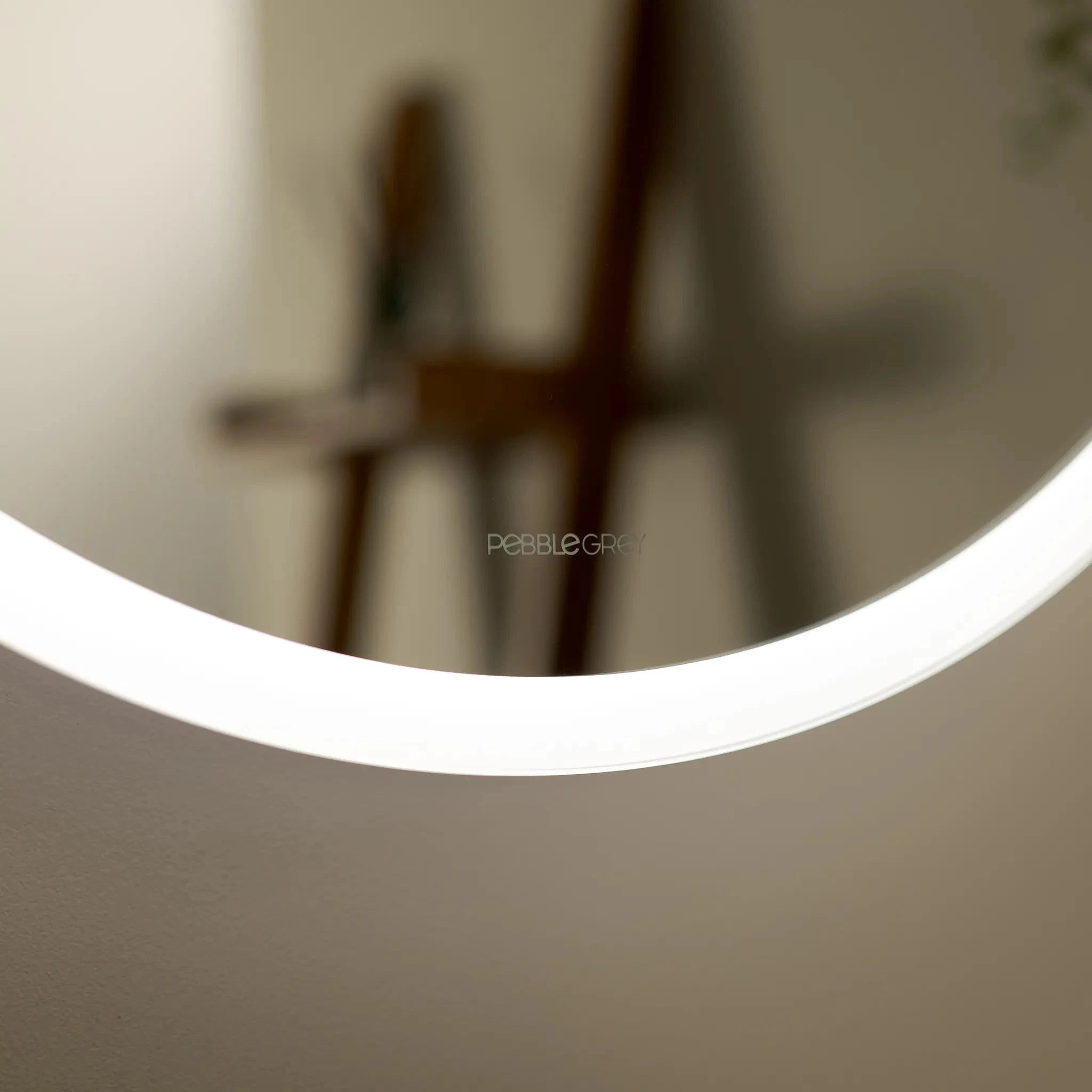 Verve Round Lithium-Ion Battery LED Mirror #size_500mm