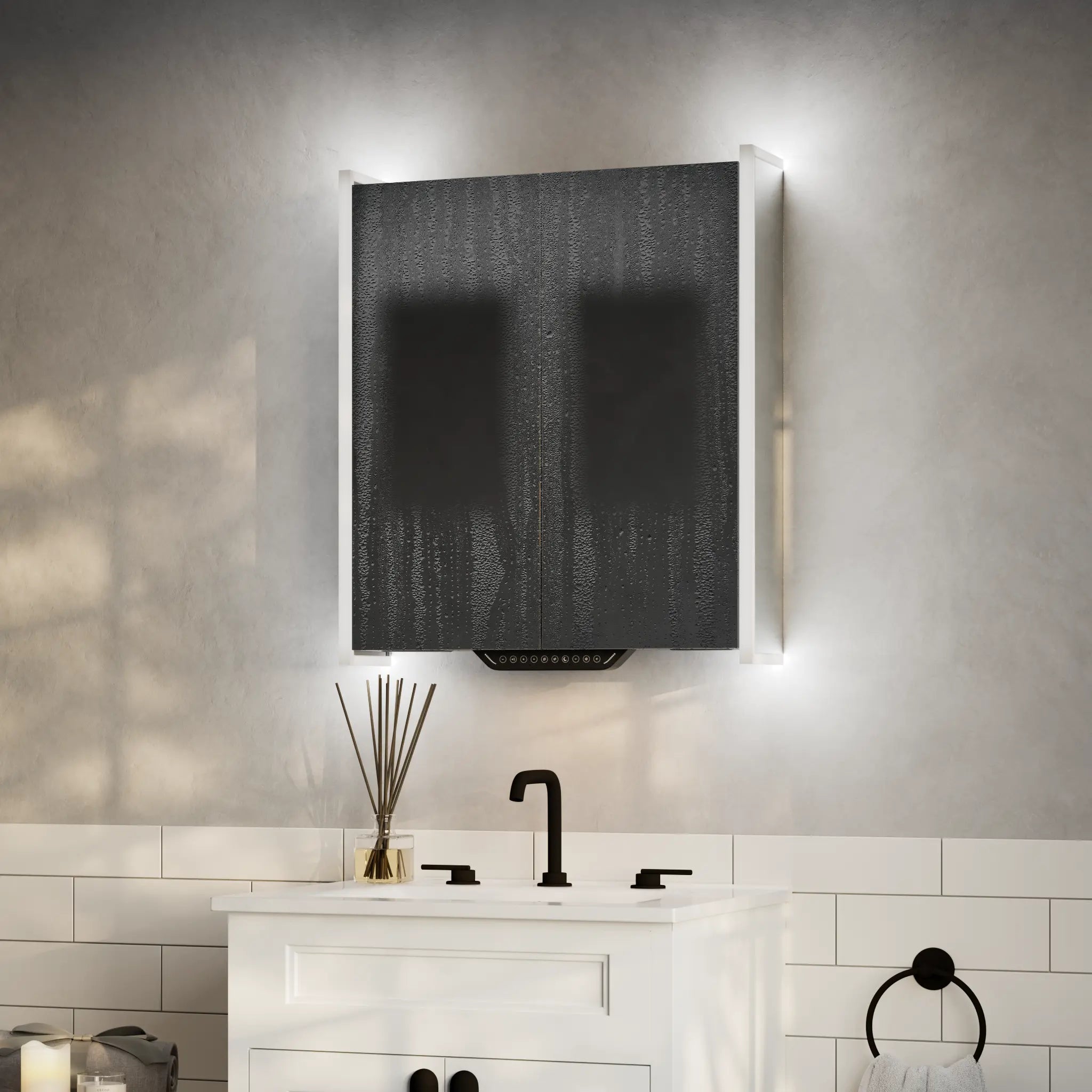Luka LED Mirror Cabinet with Alexa Built-In