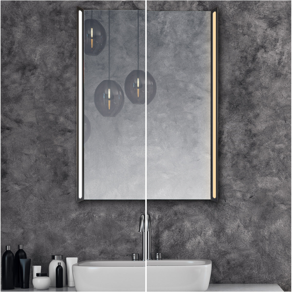 Titan 500x700mm LED Bathroom Mirror Cabinet
