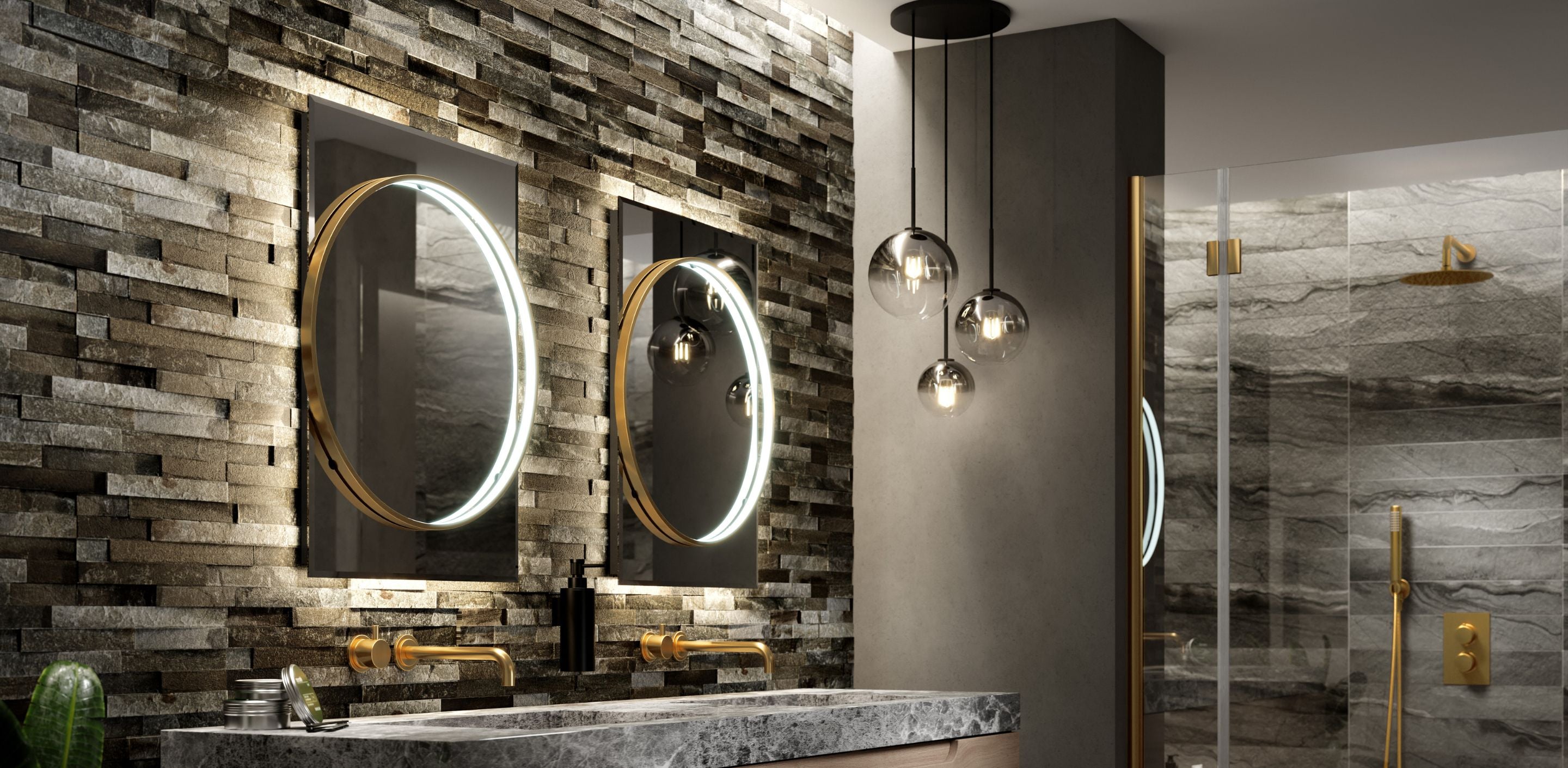 What are the current trends in bathroom mirrors?