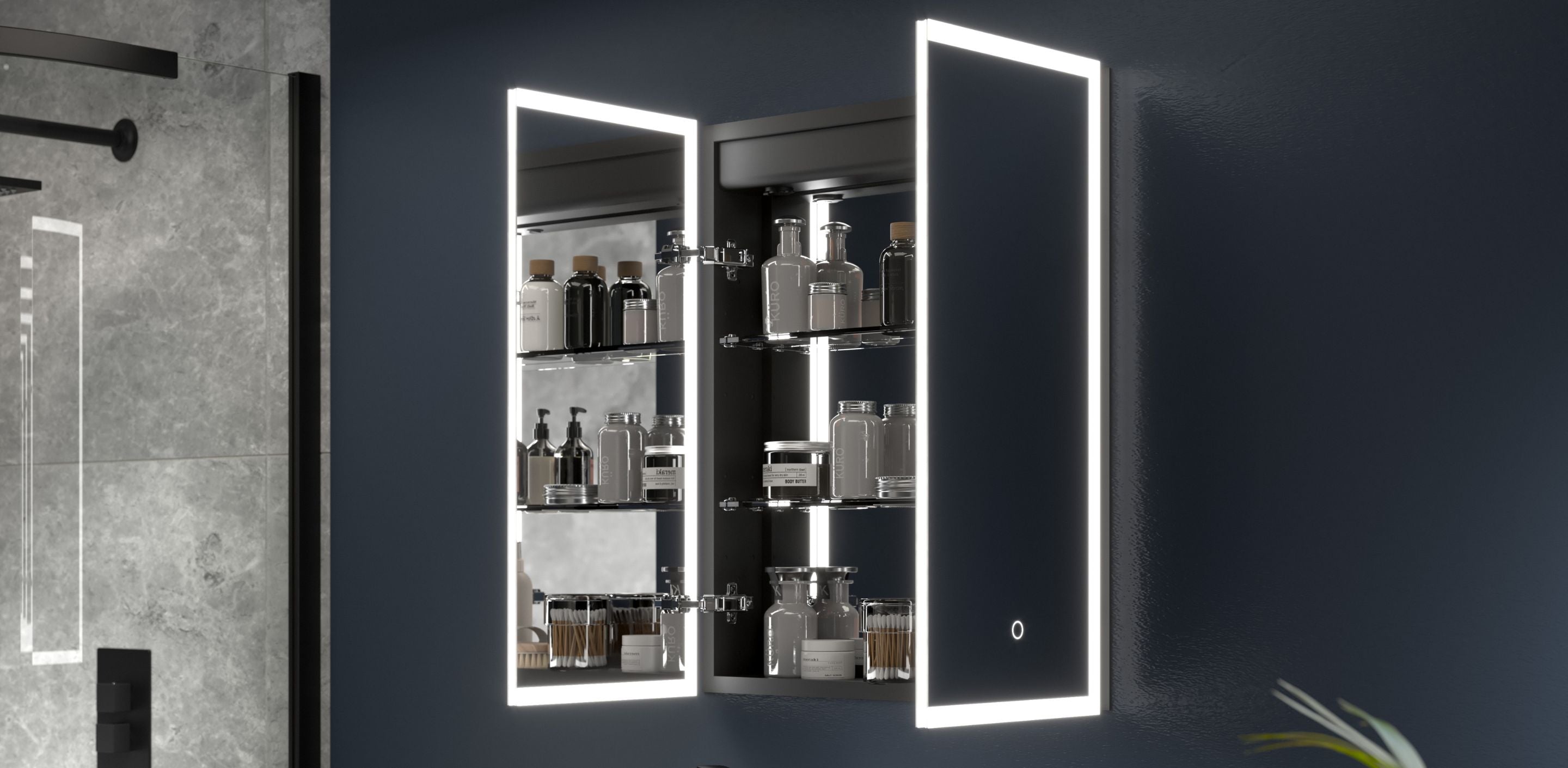 Wall-mounted bathroom storage ideas