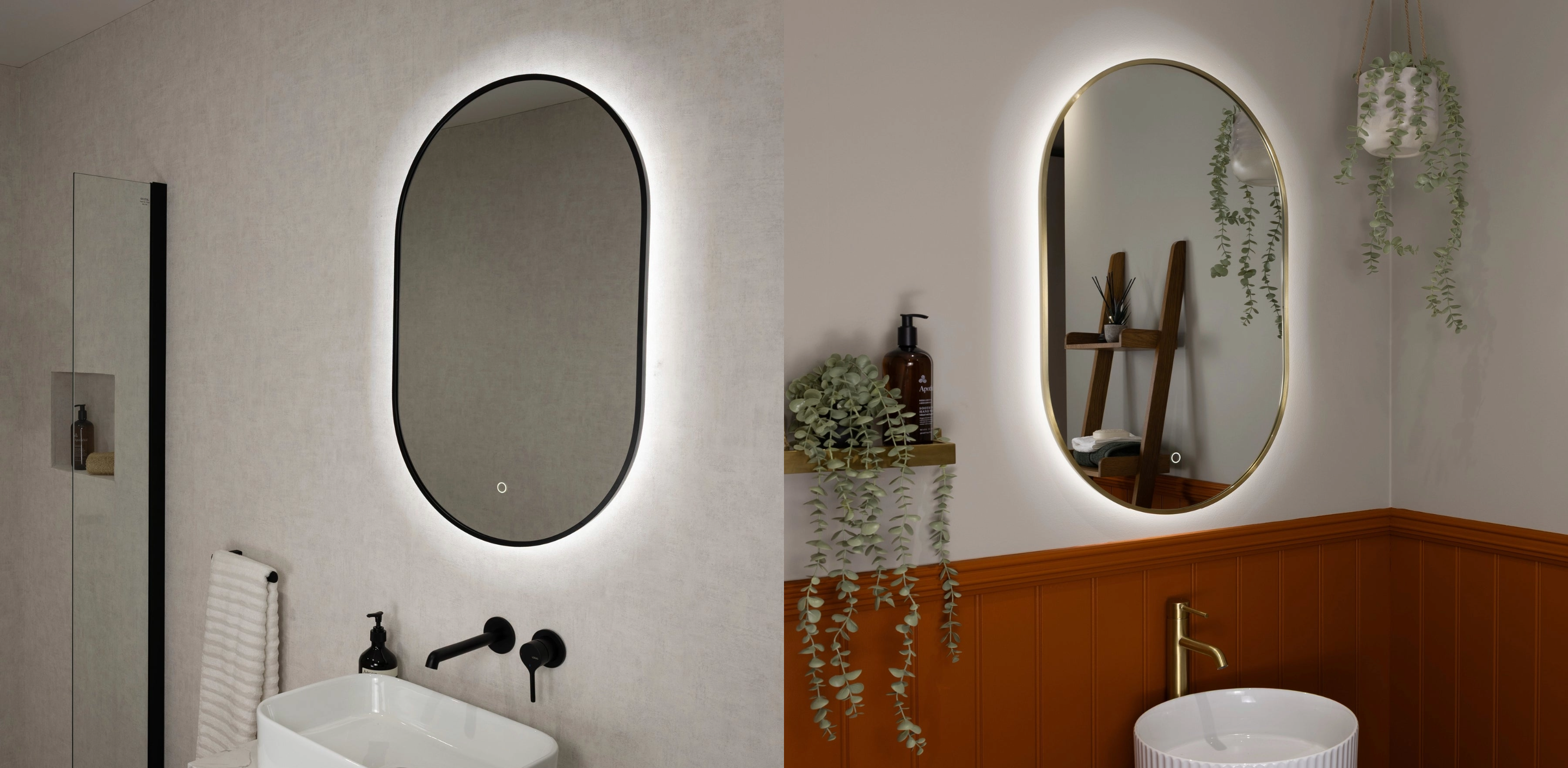 How to Choose a Bathroom Mirror Finish: Black, Brass, Chrome, and Frameless Explained