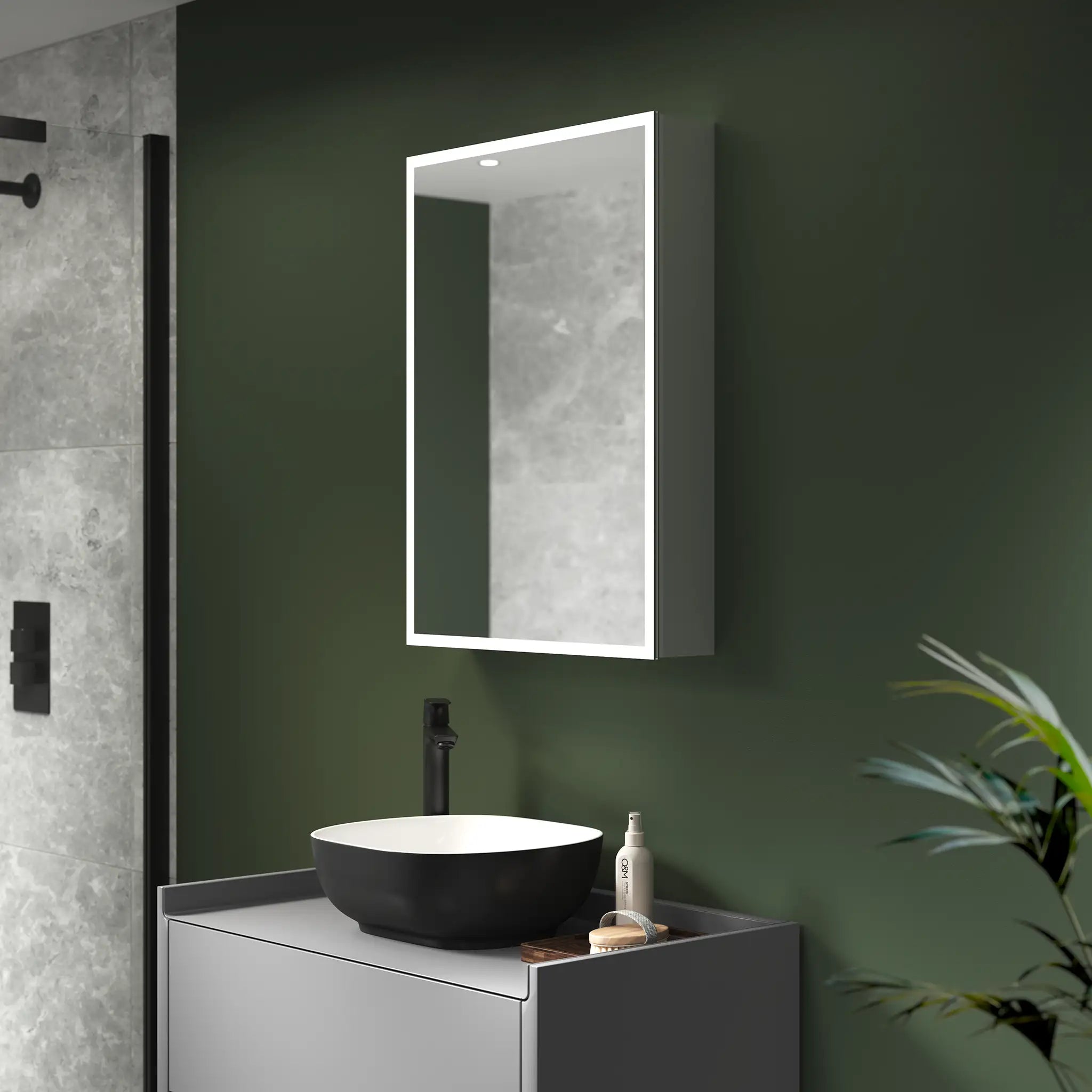 500mm x 700mm Illuminated Bathroom Cabinets