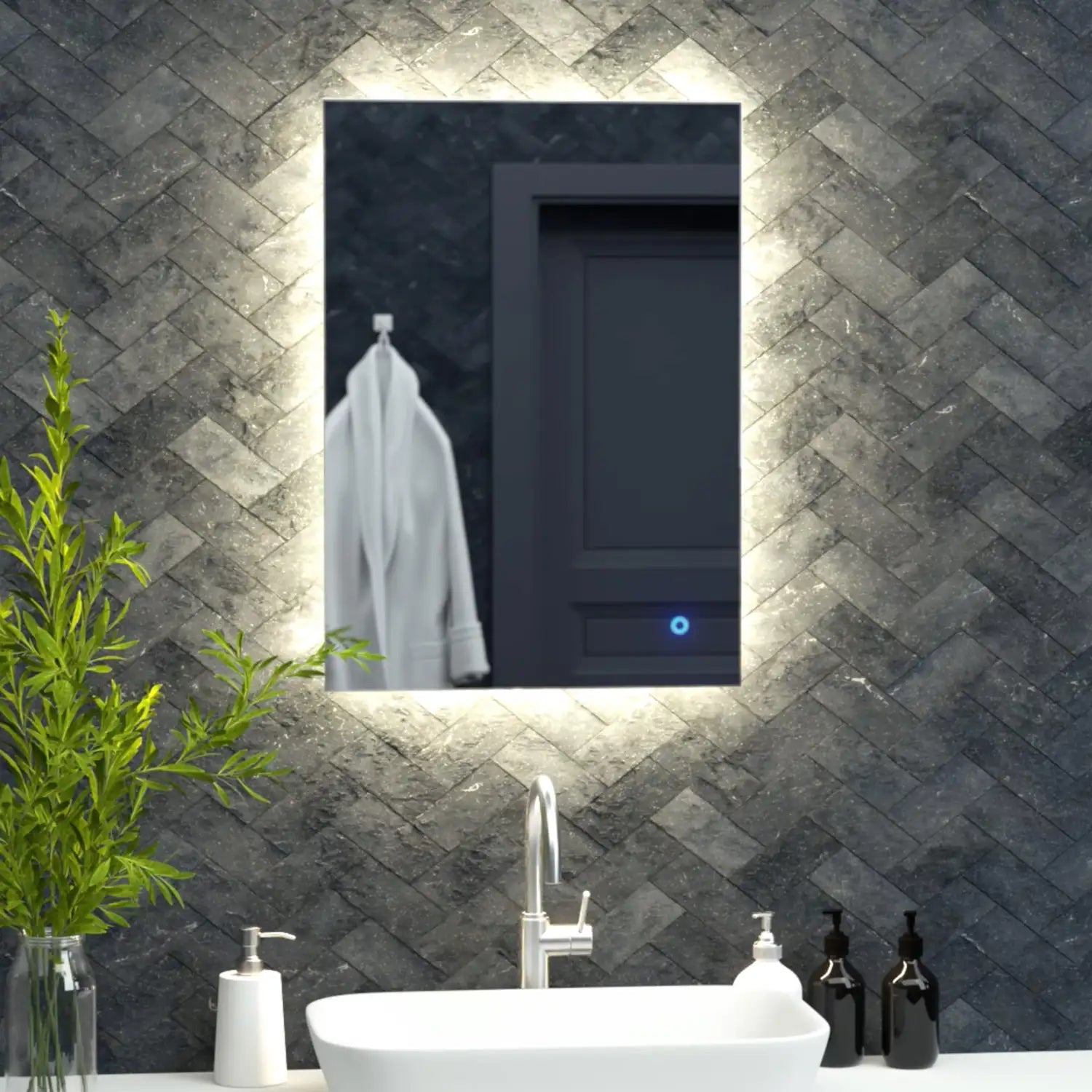 600mm x 800mm Illuminated Bathroom Mirrors