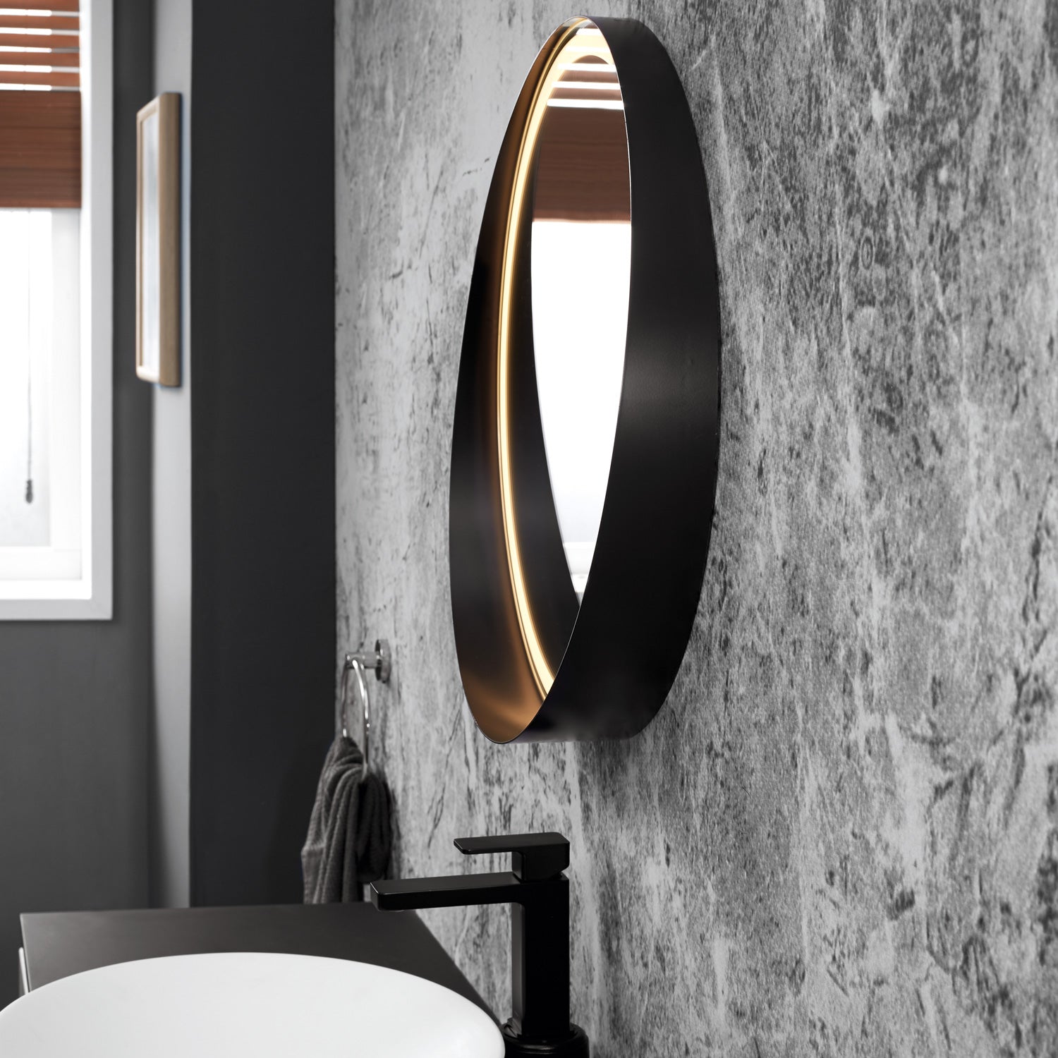 Copenhagen Round LED Bathroom Mirror