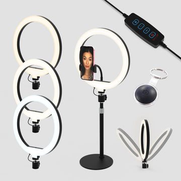The Ultimate Ring Light Pro 10" + Podium Stand