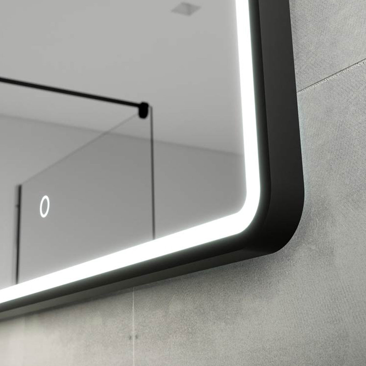 Kali Landscape LED Illuminated Mirror #colour_black