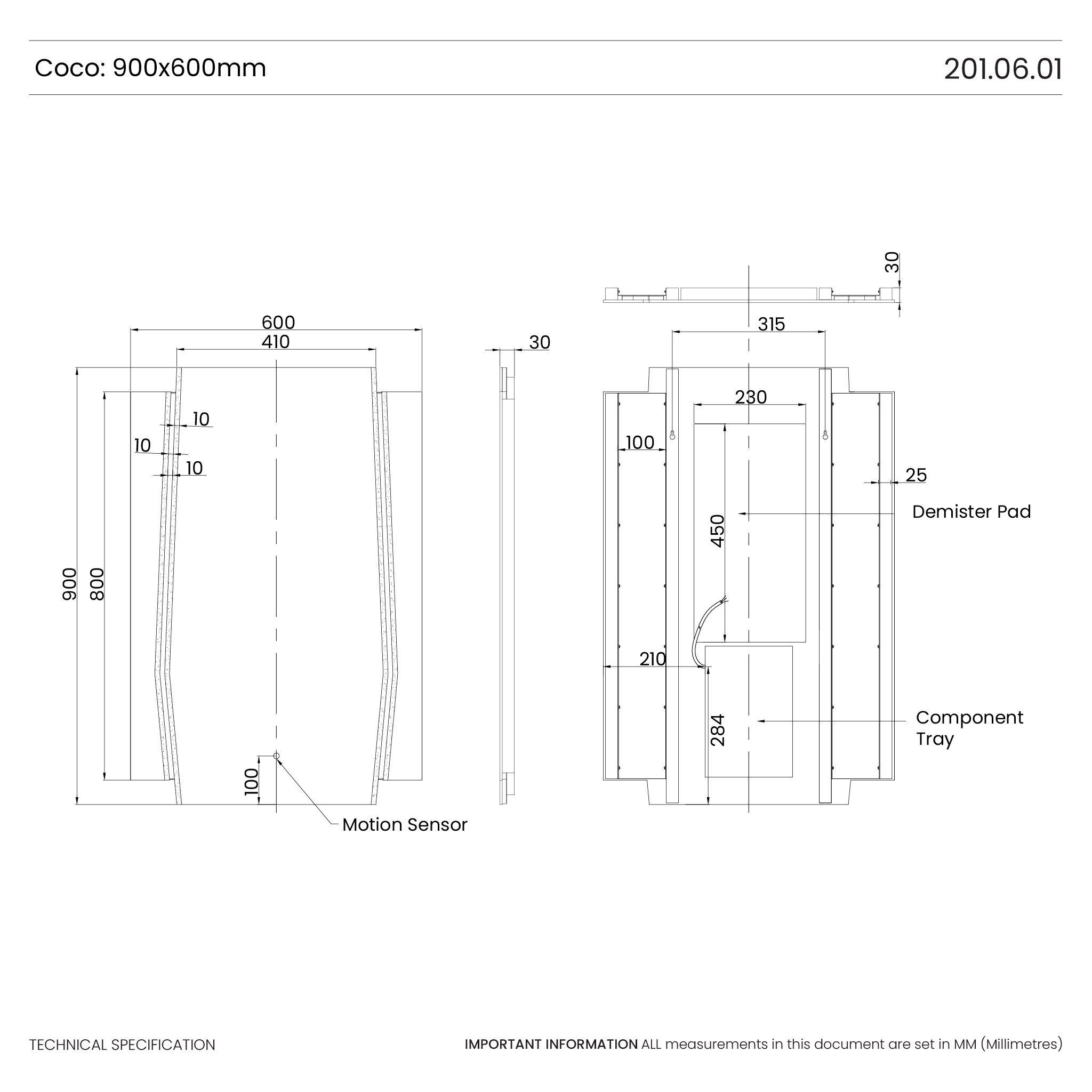 Coco LED Bathroom Mirror #size_600mm-x-900mm