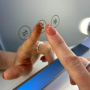 Roxy Hollywood Mirror with LED Lights #colour_silver