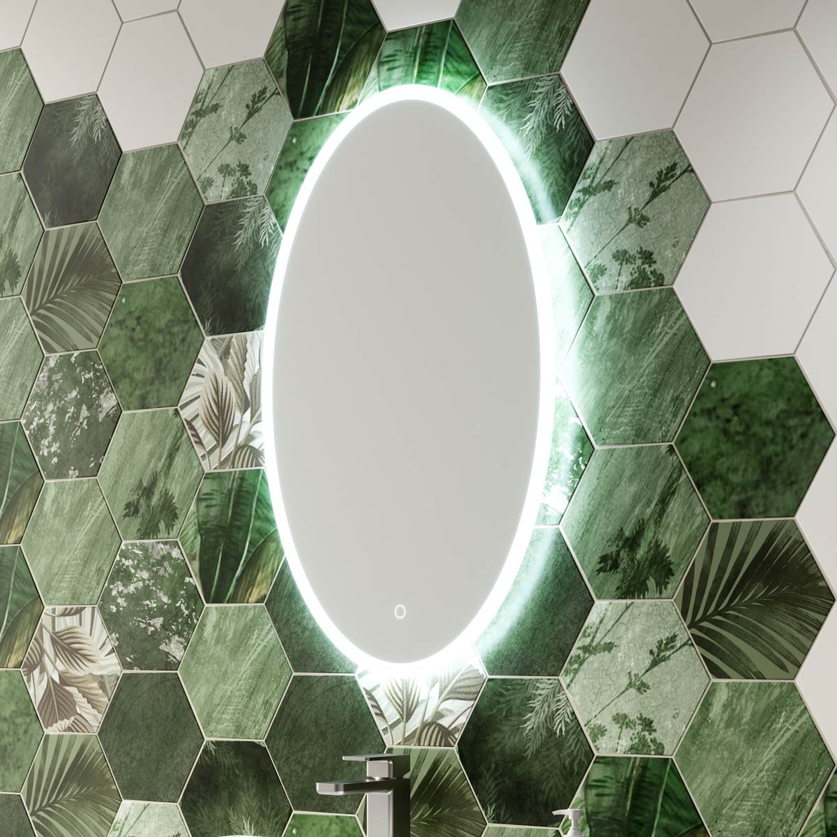Clarity Oval LED Mirror