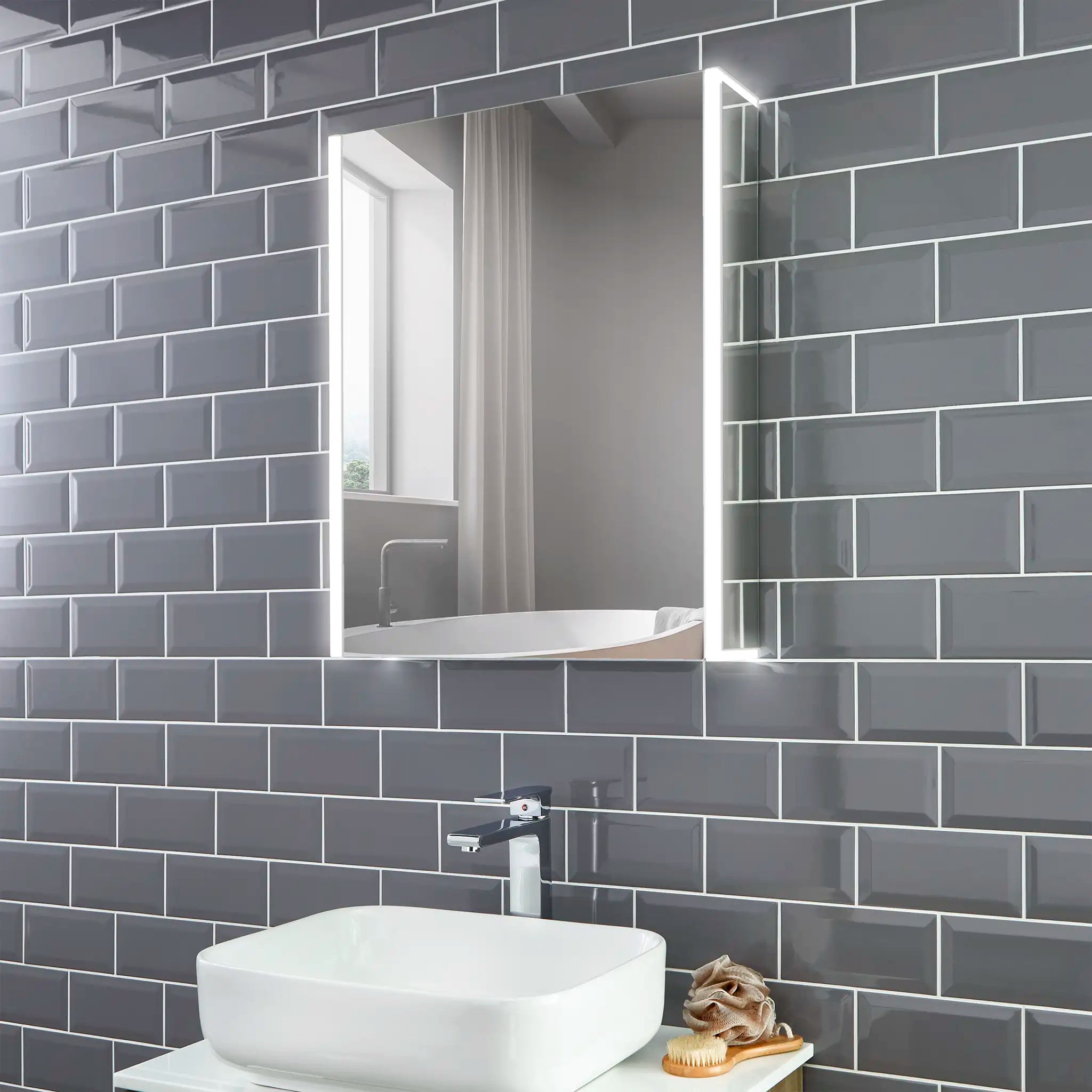 Grace Bluetooth 564x700mm LED Bathroom Mirror Cabinet