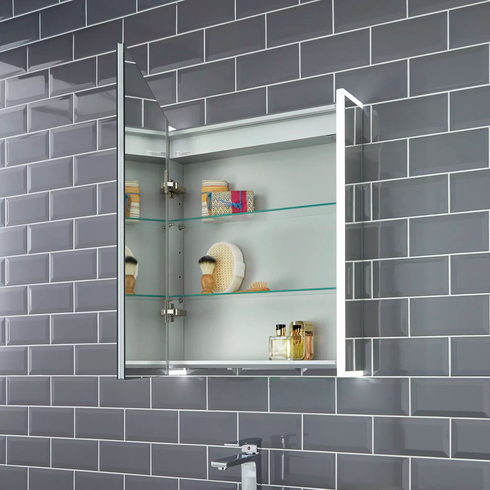 Grace Bluetooth 564x700mm LED Bathroom Mirror Cabinet