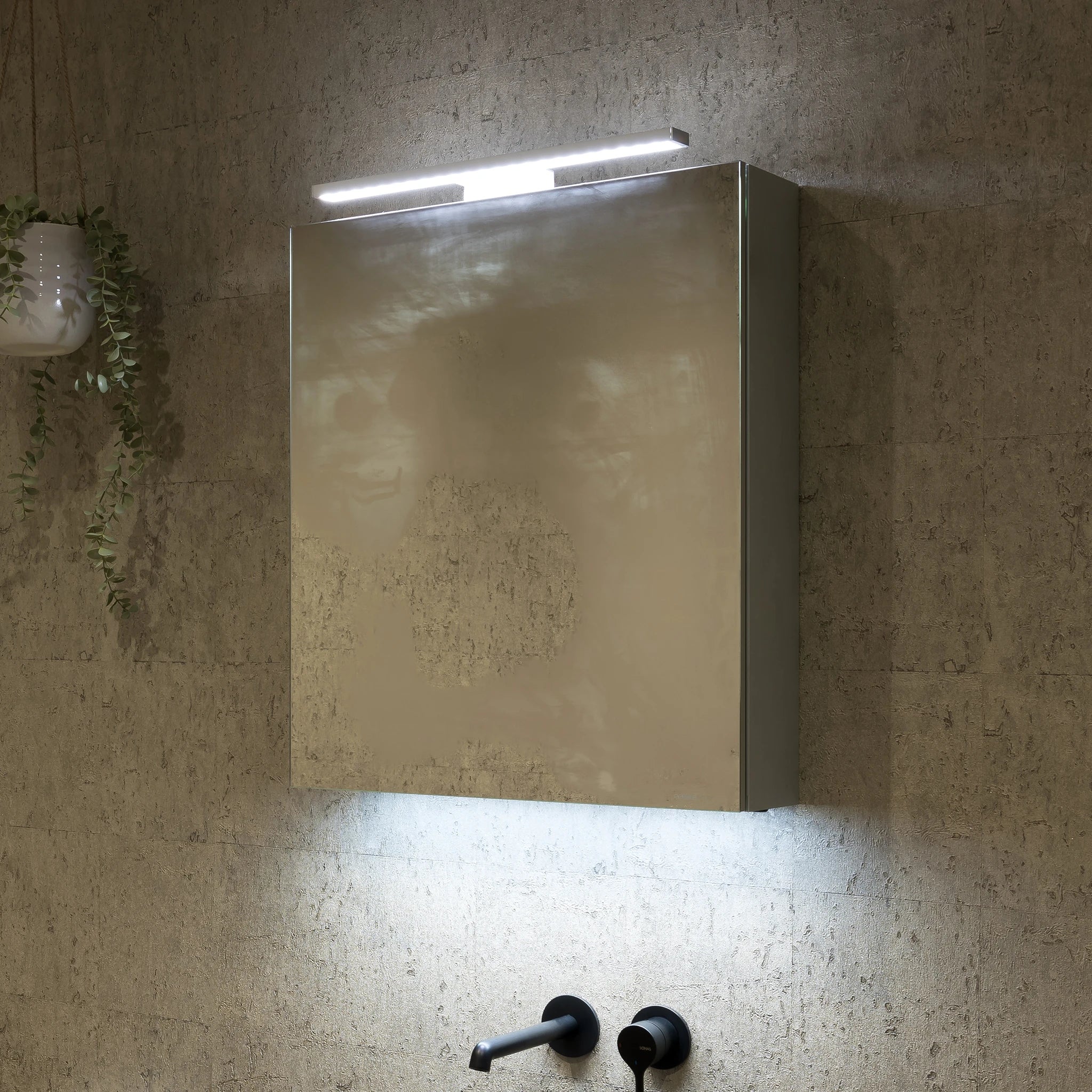 Hadley 500x600mm LED Bathroom Mirror Cabinet