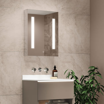 Linden 500x650mm LED Bathroom Mirror Cabinet