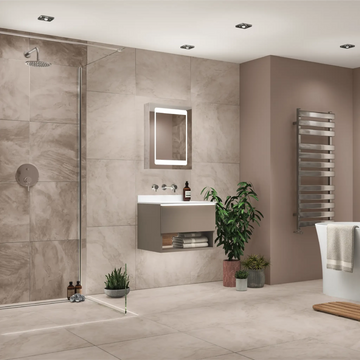 Atlanta LED Bathroom Mirror Cabinet #size_450mm-x-600mm