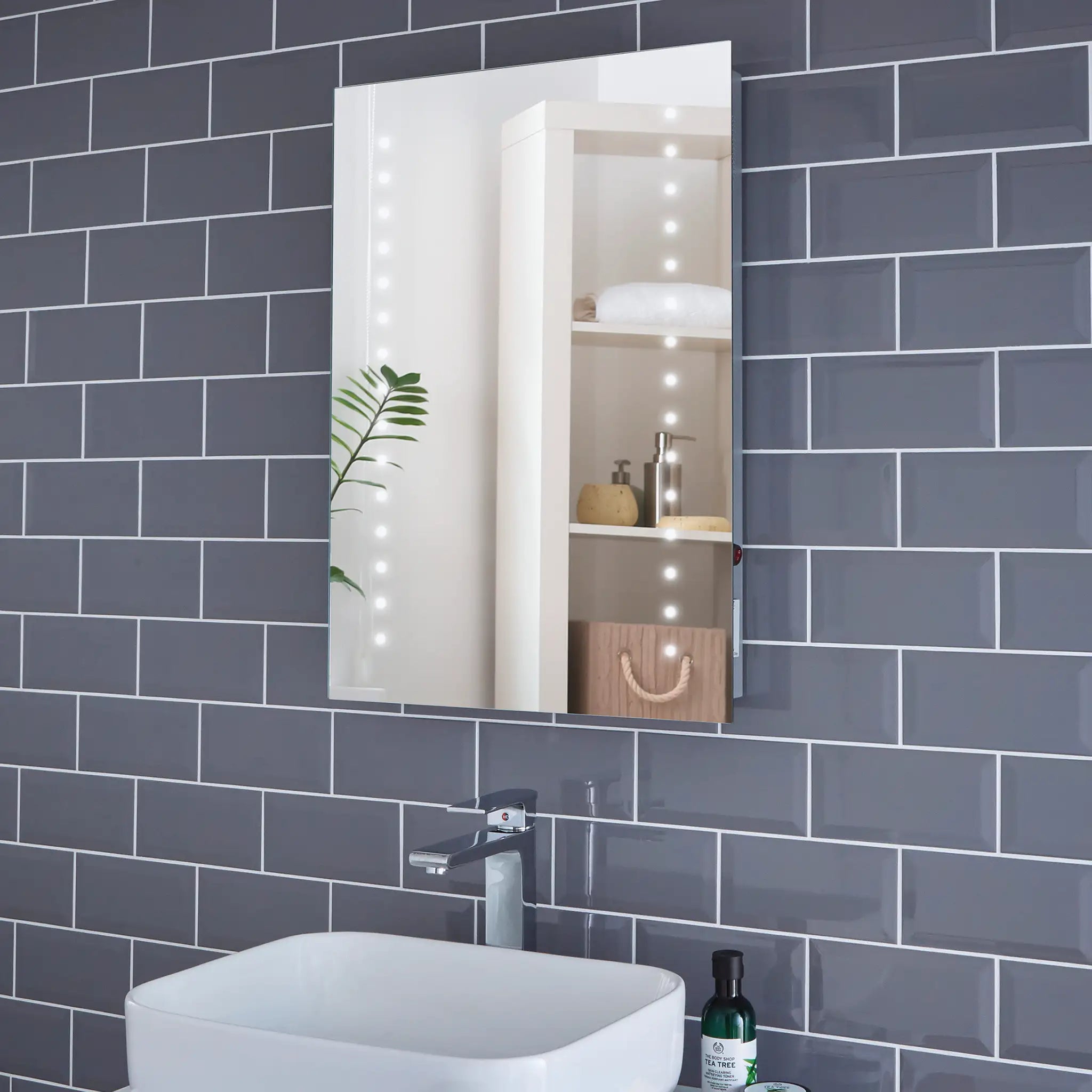 Aurora Bluetooth Audio LED Bathroom Mirror #size_500mm-x-700mm