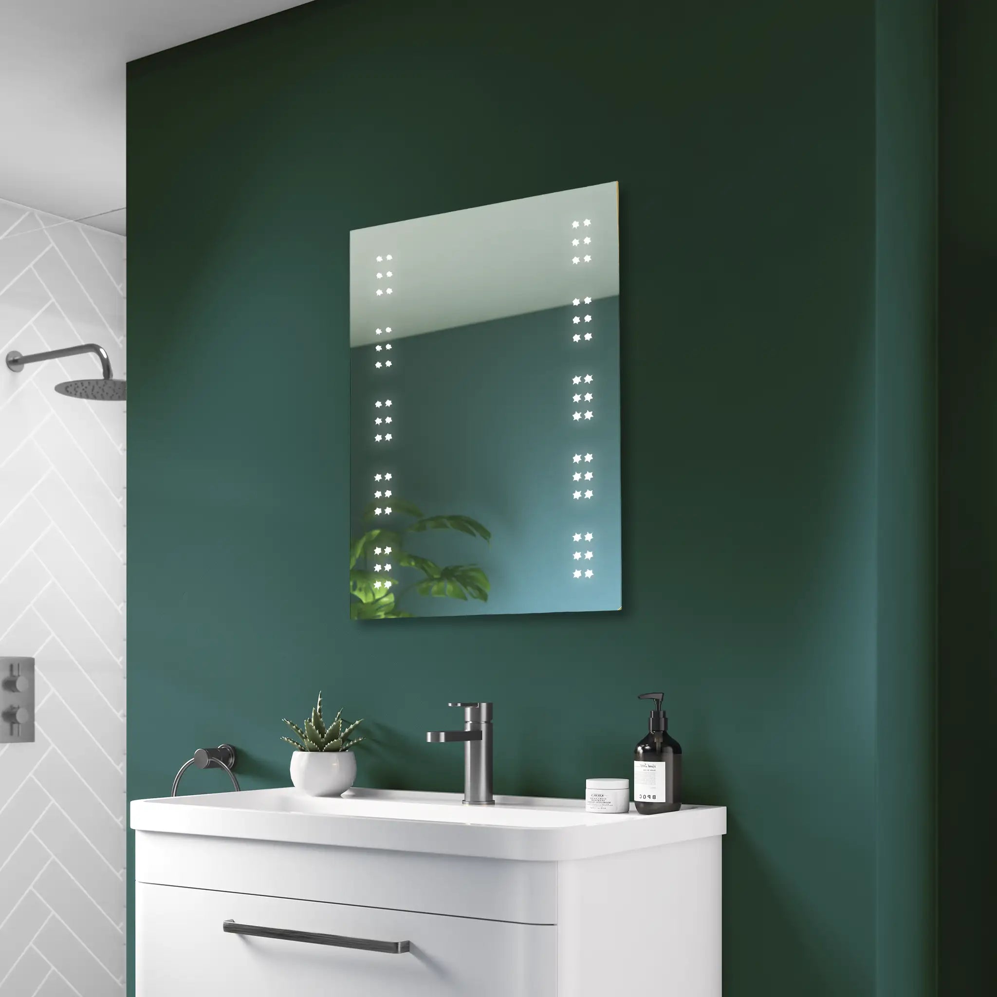 Leto Battery LED Bathroom Mirror