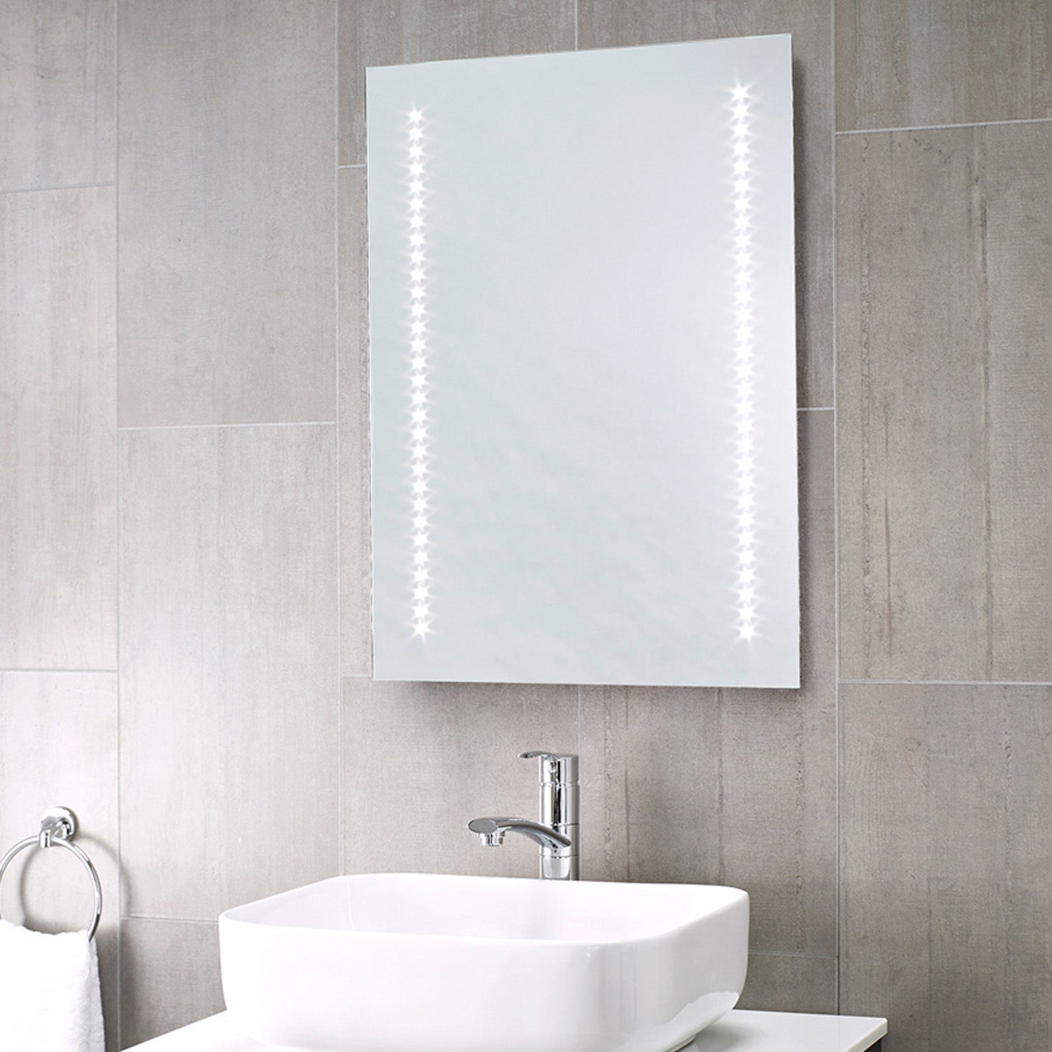 Tannon Battery LED Bathroom Mirror